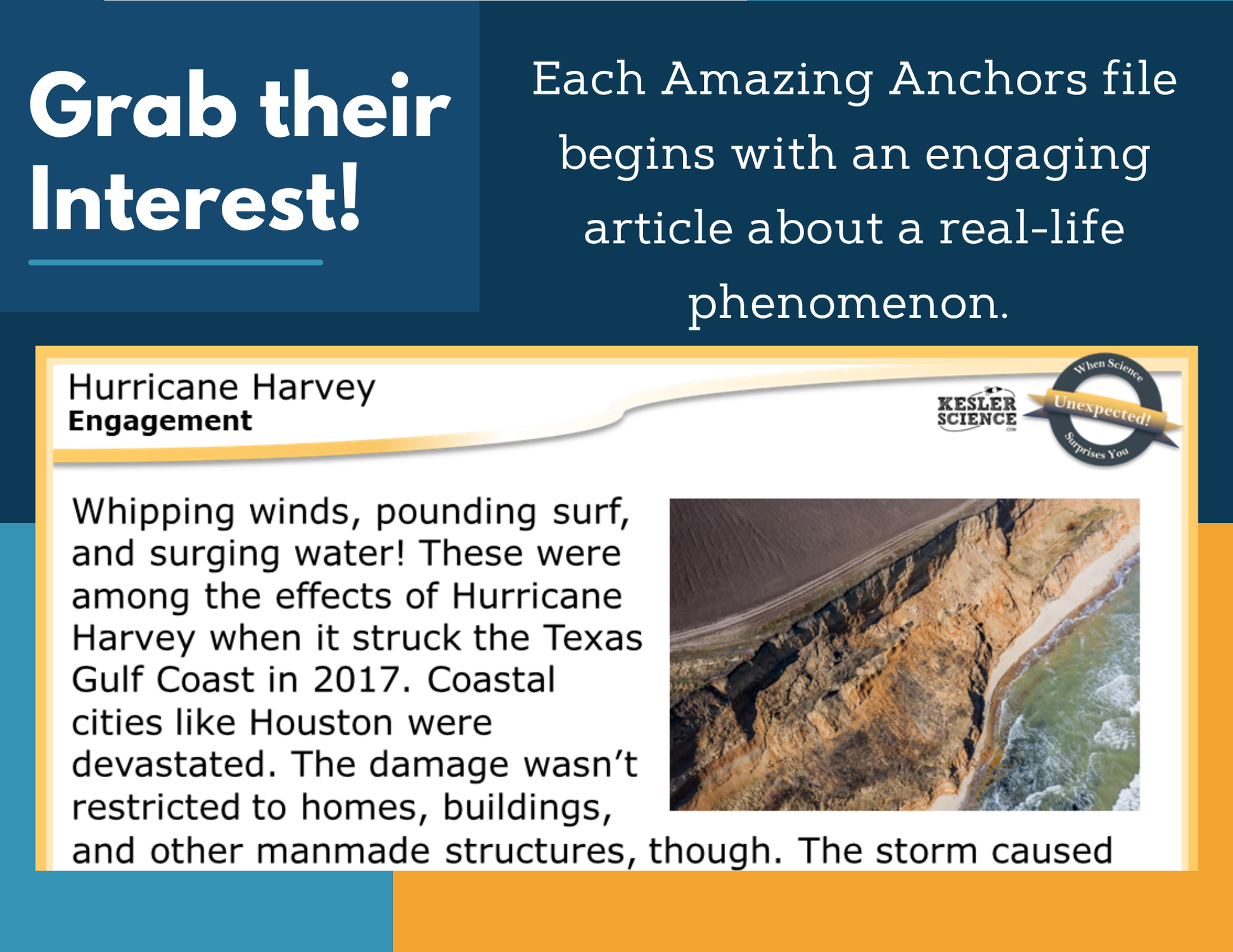 Amazing Anchors Weathering & Erosion (Hurricane Harvey) - MS 6-8