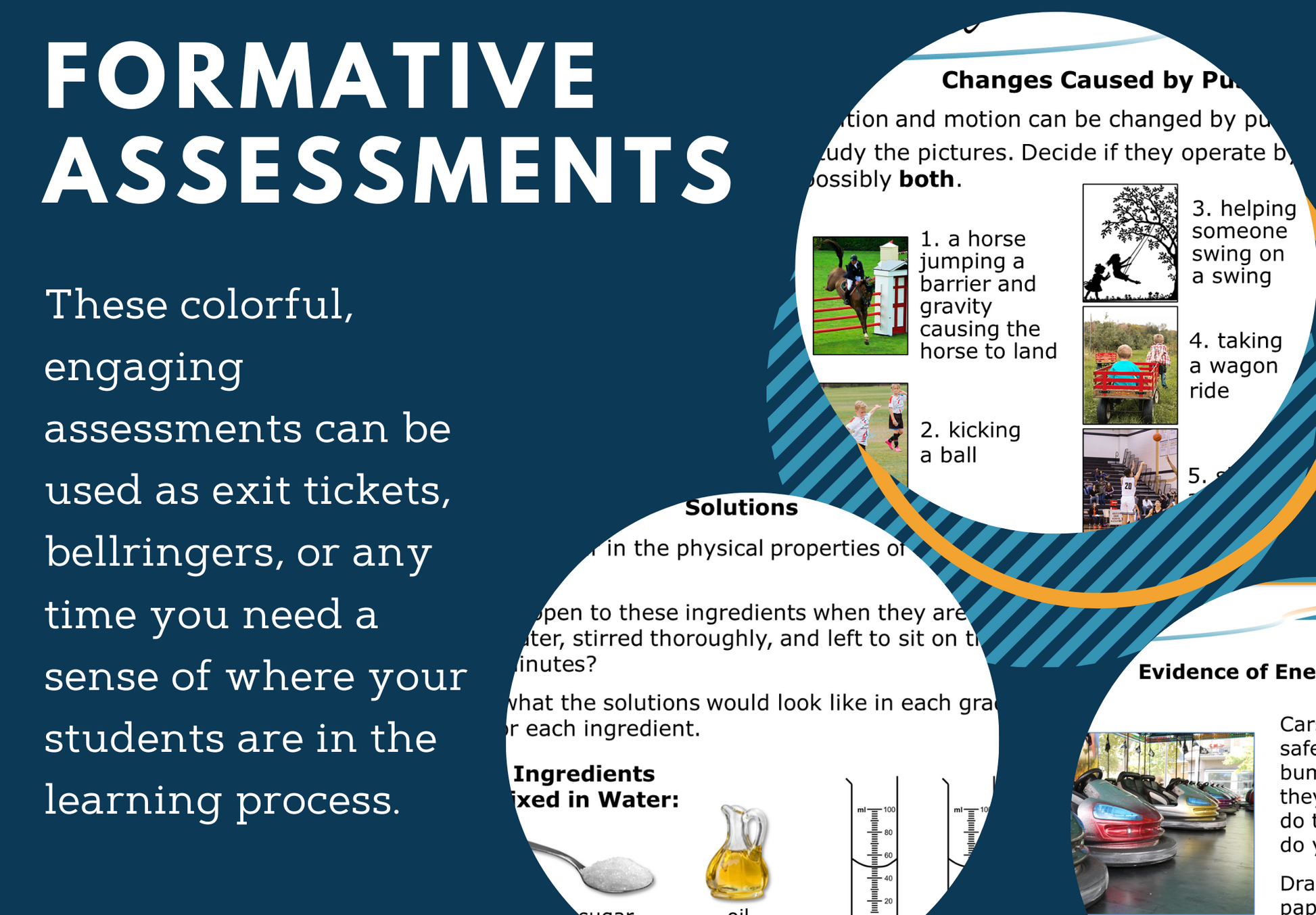 Grades 3-5 Exit Tickets - Physical Sciences Set
