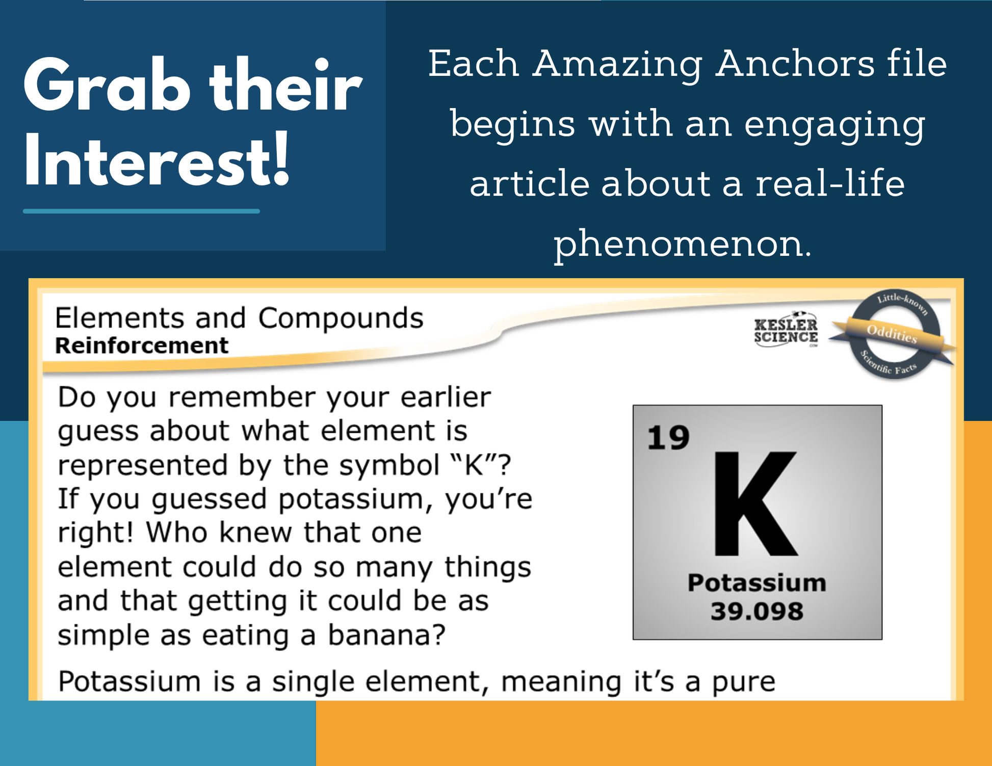 Amazing Anchors Elements & Compounds - MS 6-8