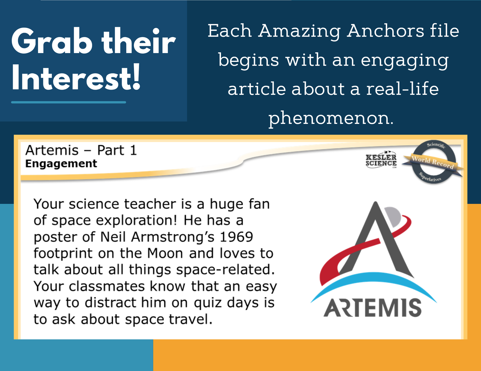 Amazing Anchors Past & Present Space Travel (Artemis) - MS 6-8