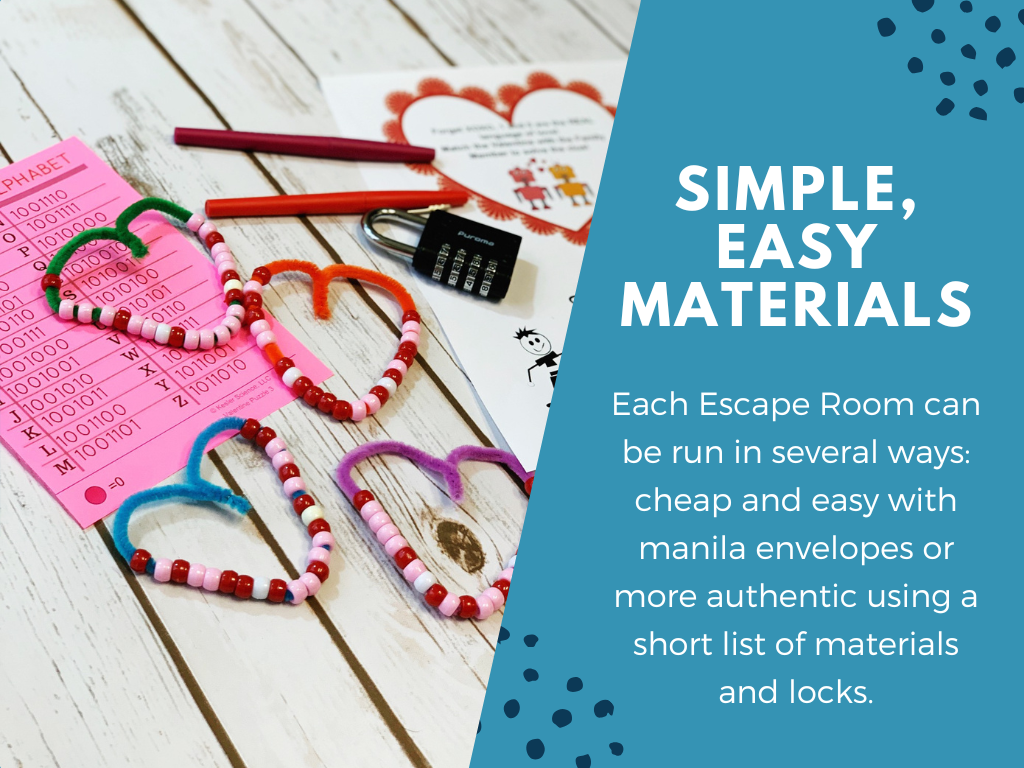 Valentine's Day Science Escape Room - Season 1 - 6th 7th 8th Grade Science Review Activity