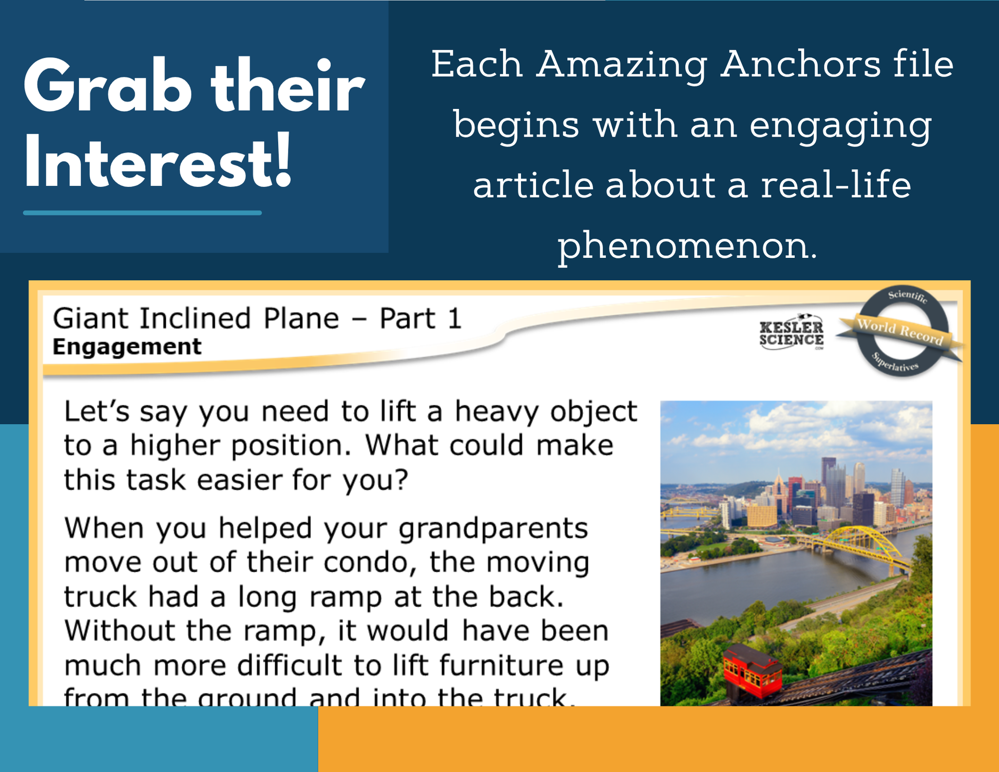Amazing Anchors Simple Machines (Giant Inclined Plane), MS 6-8
