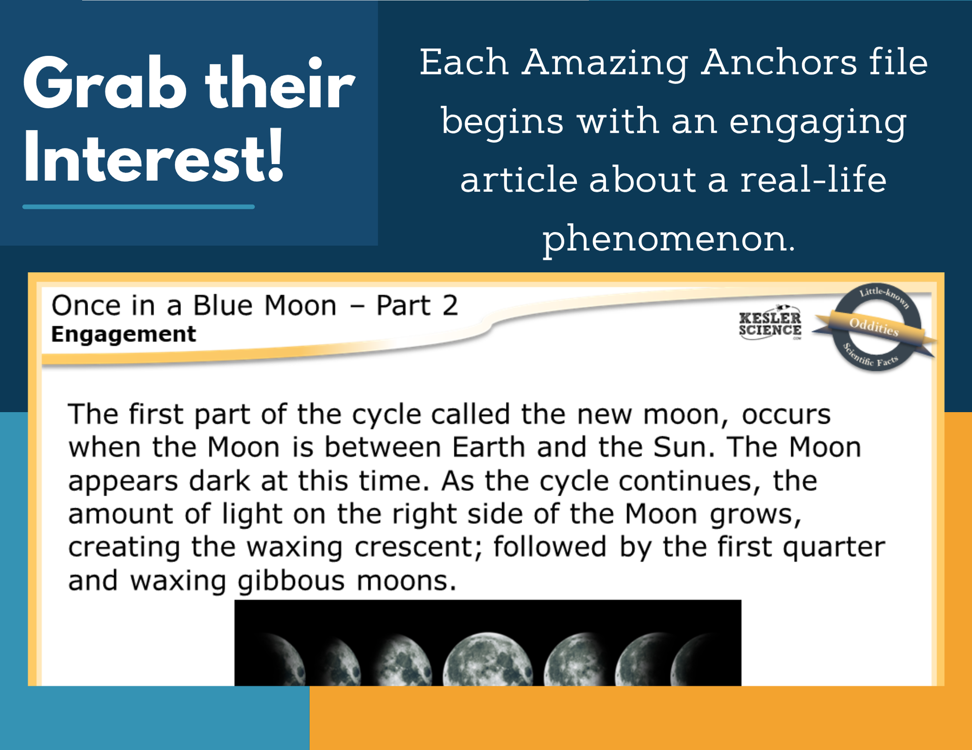 Amazing Anchors Lunar Cycle (Once in a Blue Moon) - MS 6-8