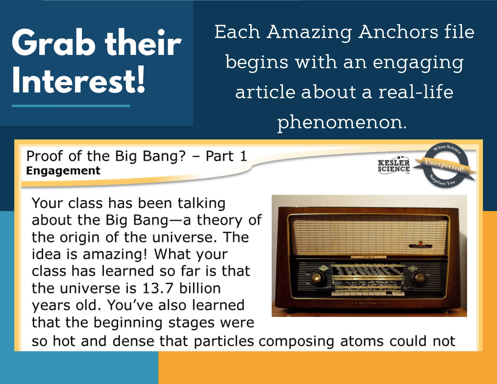 Amazing Anchors Big Bang Theory (Proof of the Big Bang?) - MS 6-8