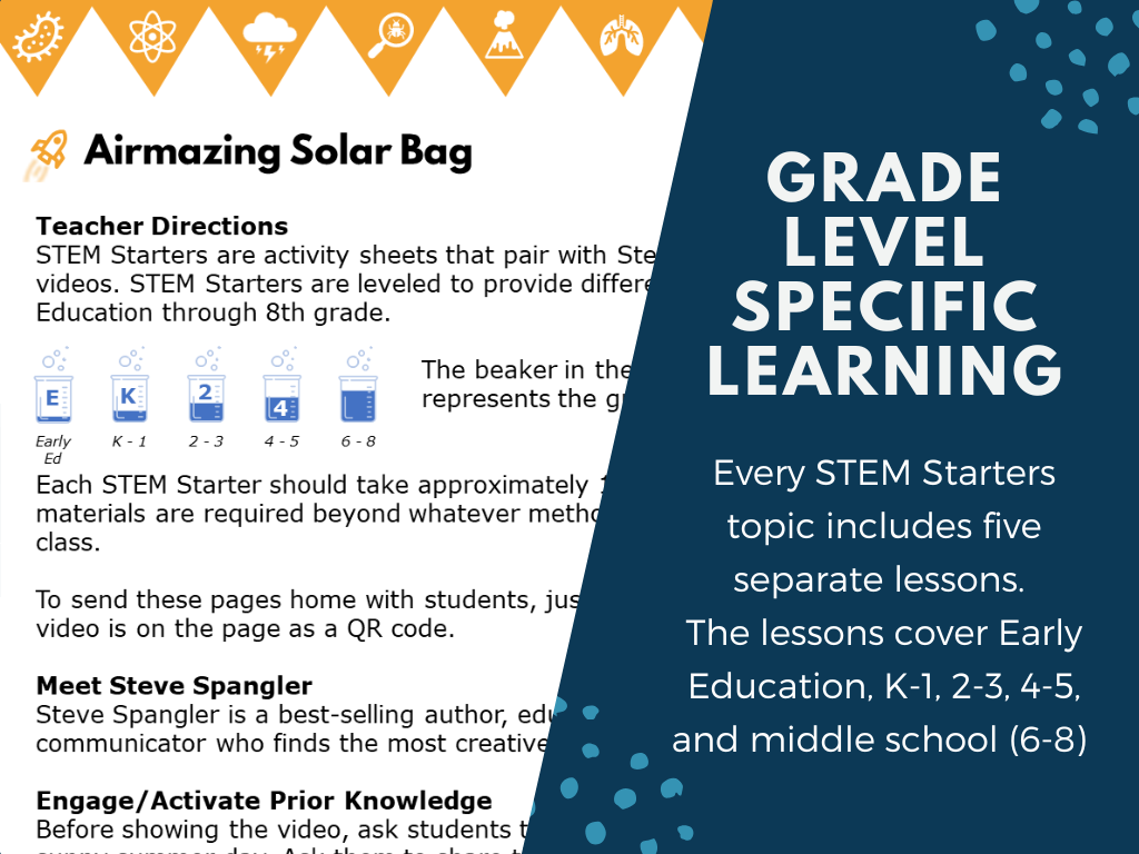 STEM Starters - Airmazing Solar Bag - No-Prep PreK-8