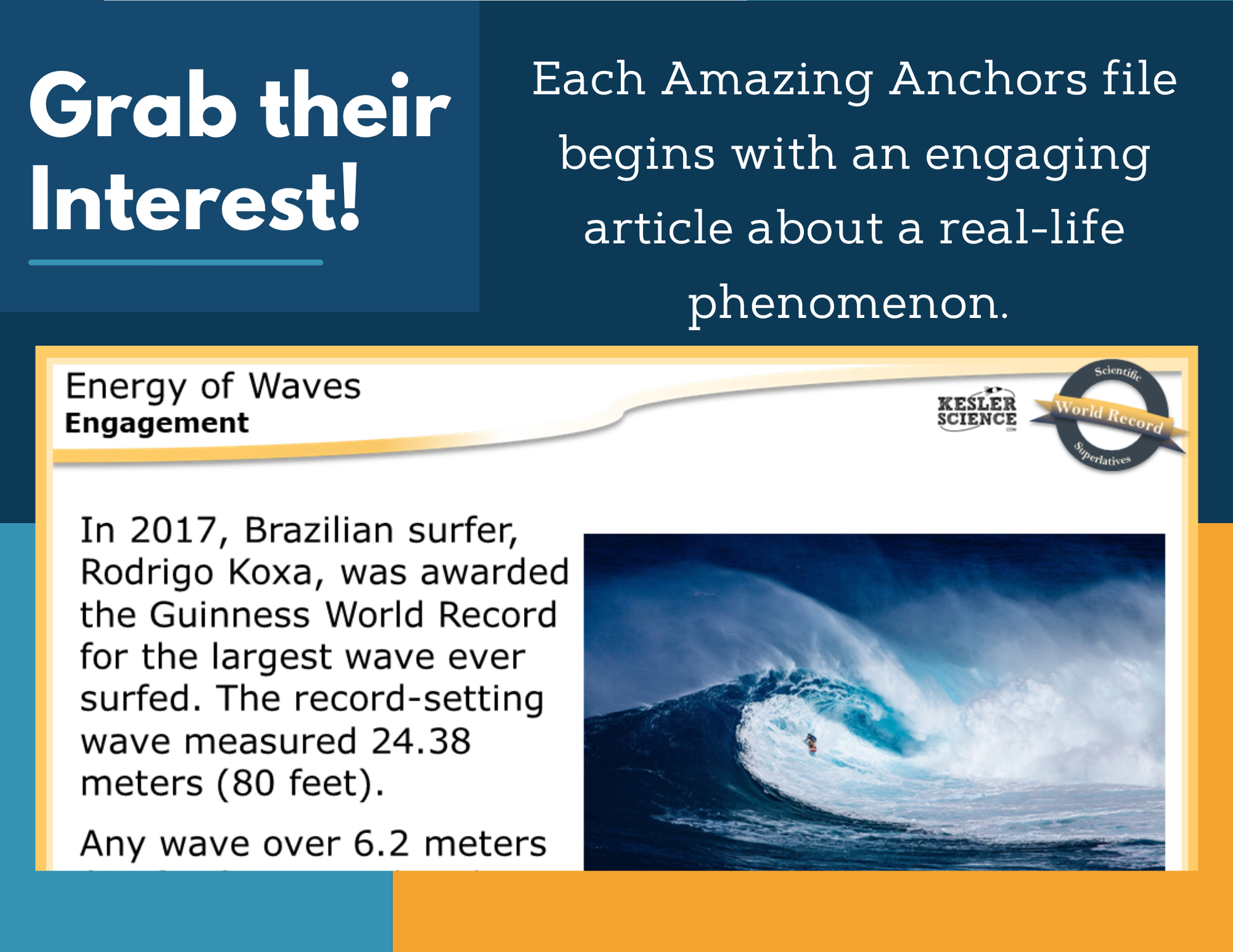 Amazing Anchors Waves & Energy - NGSS MS PS4-1
