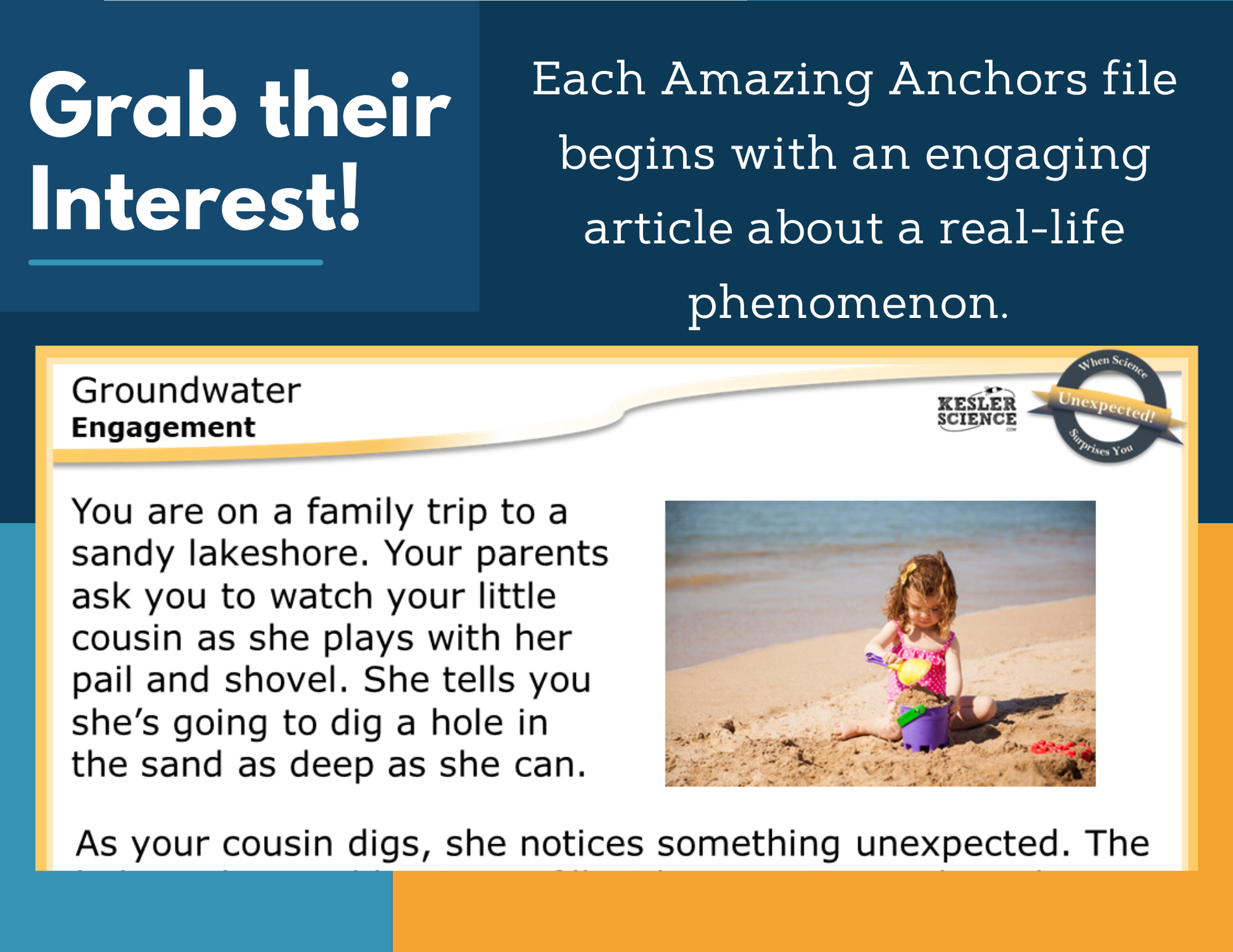 Amazing Anchors Groundwater Distribution - NGSS MS ESS3-1
