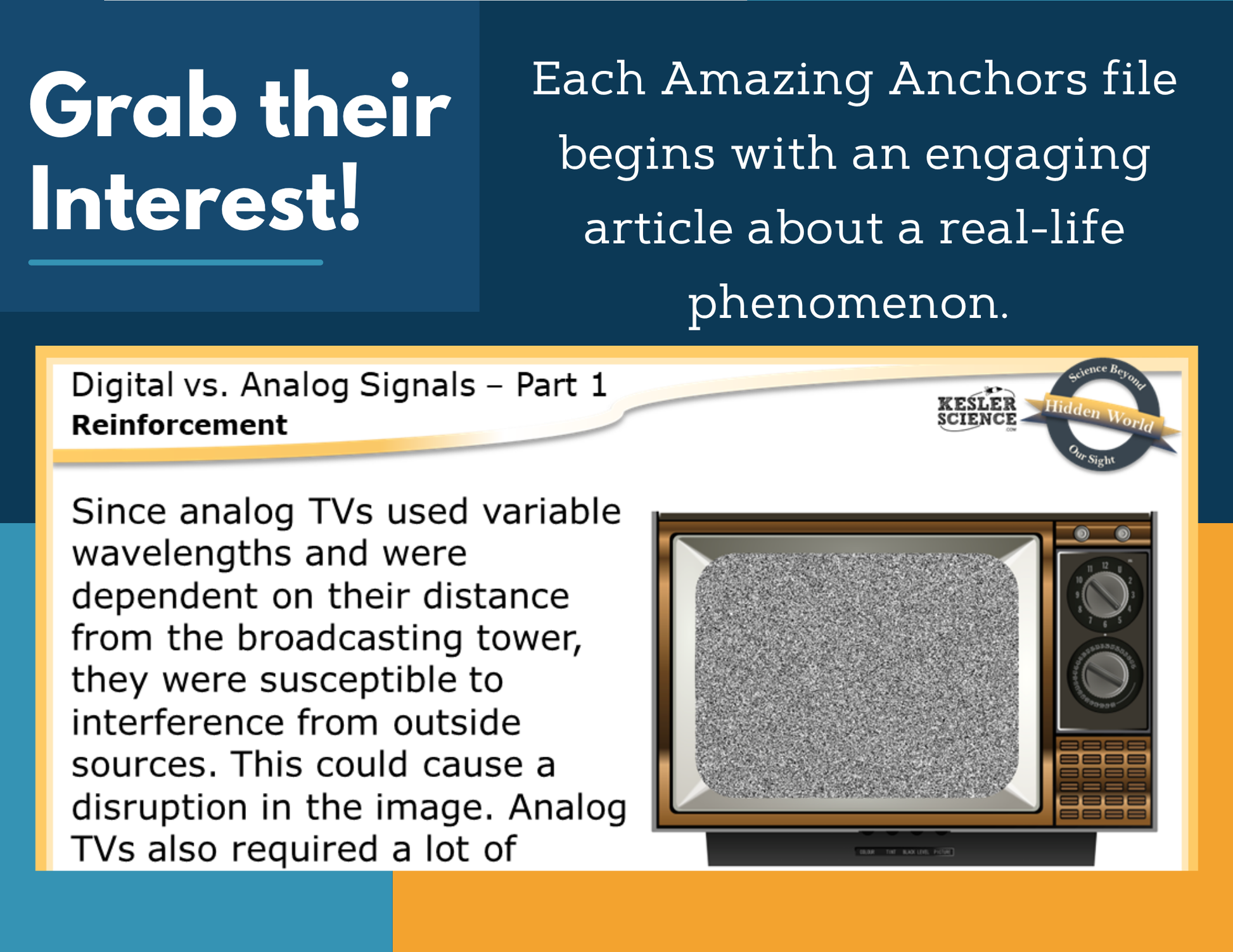 Amazing Anchors - Digital vs Analog Signals - NGSS MS PS4-3