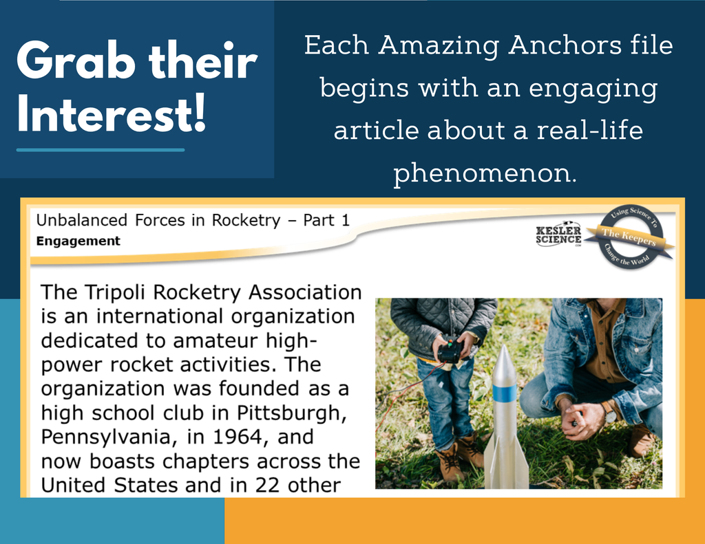 Amazing Anchors Net Force (Unbalanced Forces in Rocketry) - MS 6-8