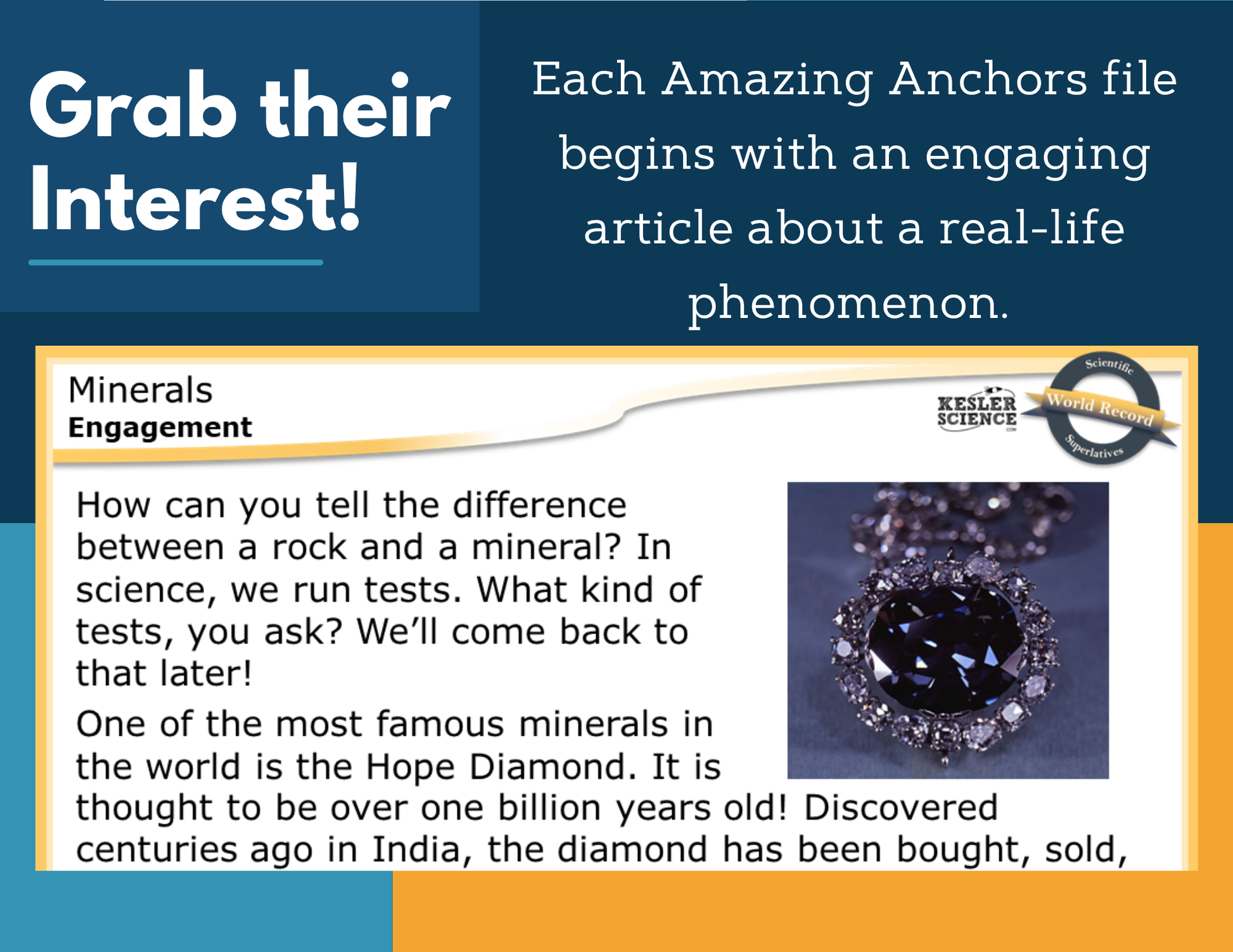 Amazing Anchors Properties of Minerals - MS 6-8