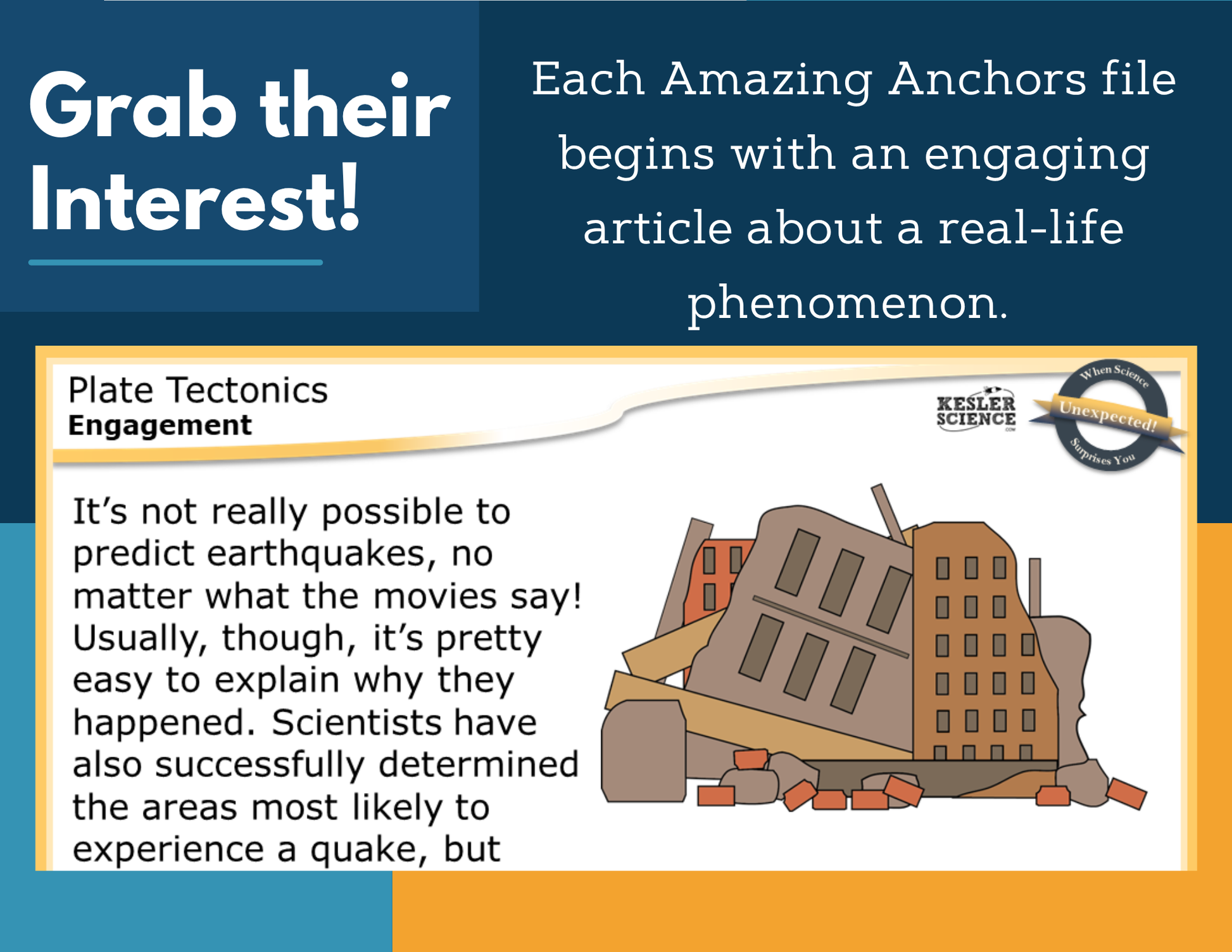 Amazing Anchors Plate Tectonics - MS 6-8