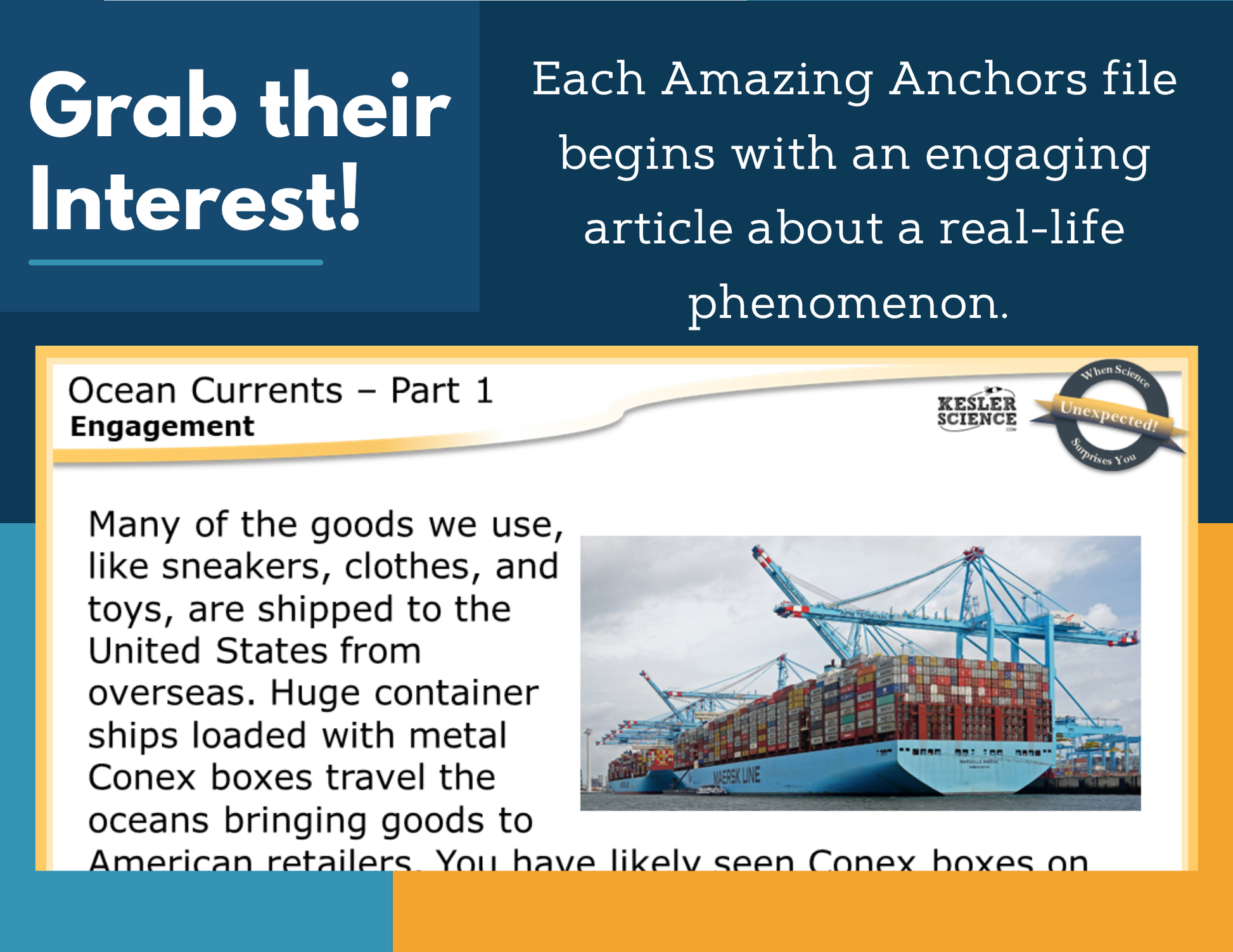 Amazing Anchors Convection Currents (Ocean Currents) - NGSS MS ESS2-6, MS 6-8