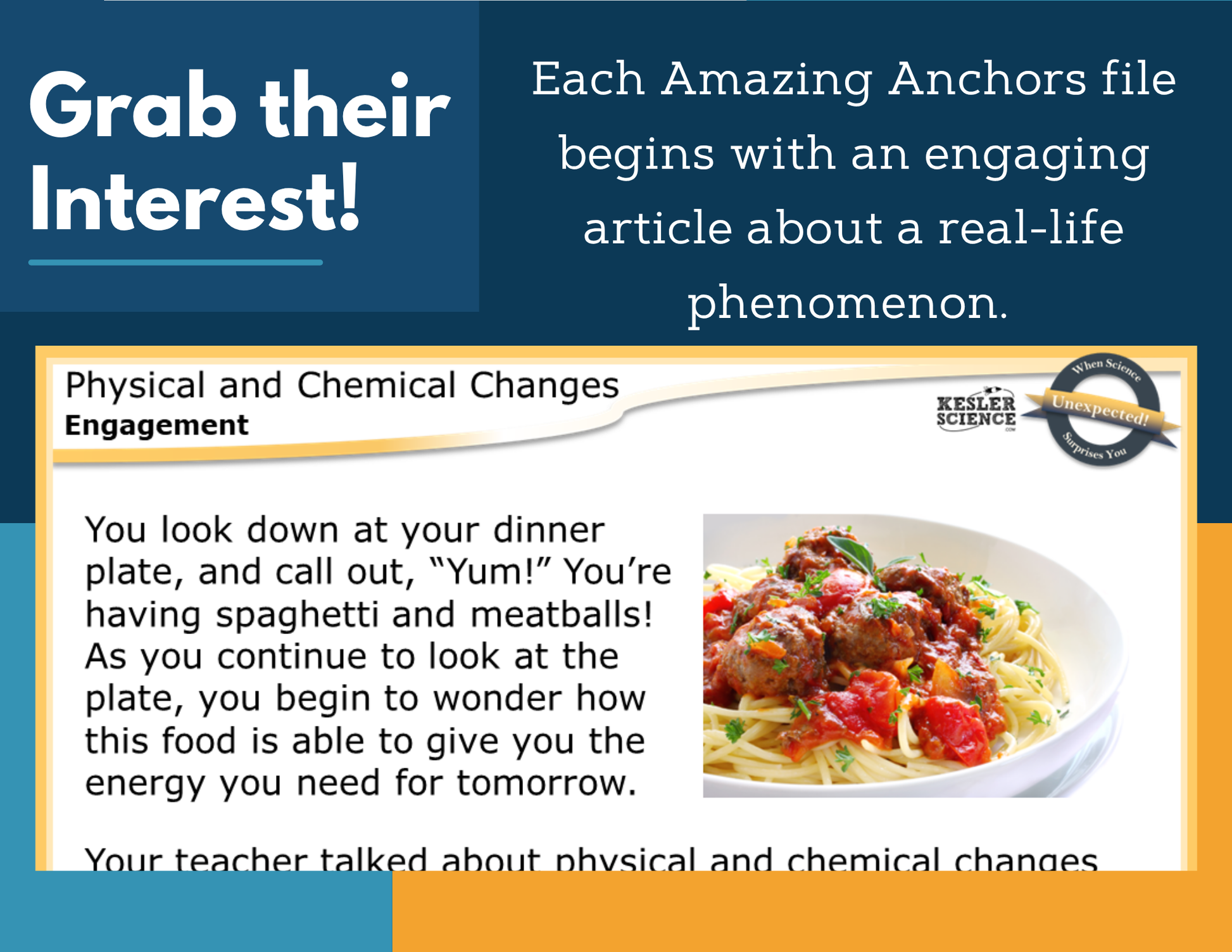 Amazing Anchors Physical & Chemical Changes - MS 6-8