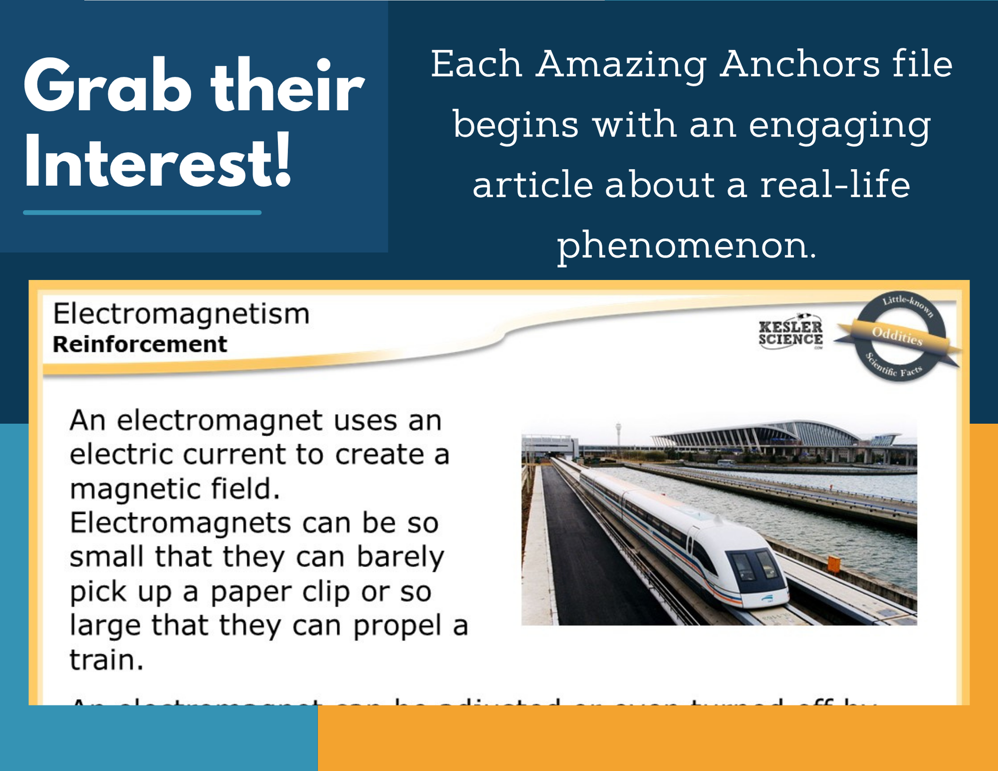 Amazing Anchors Electric & Magnetic Forces (Electromagnetism) - NGSS MS PS2-3