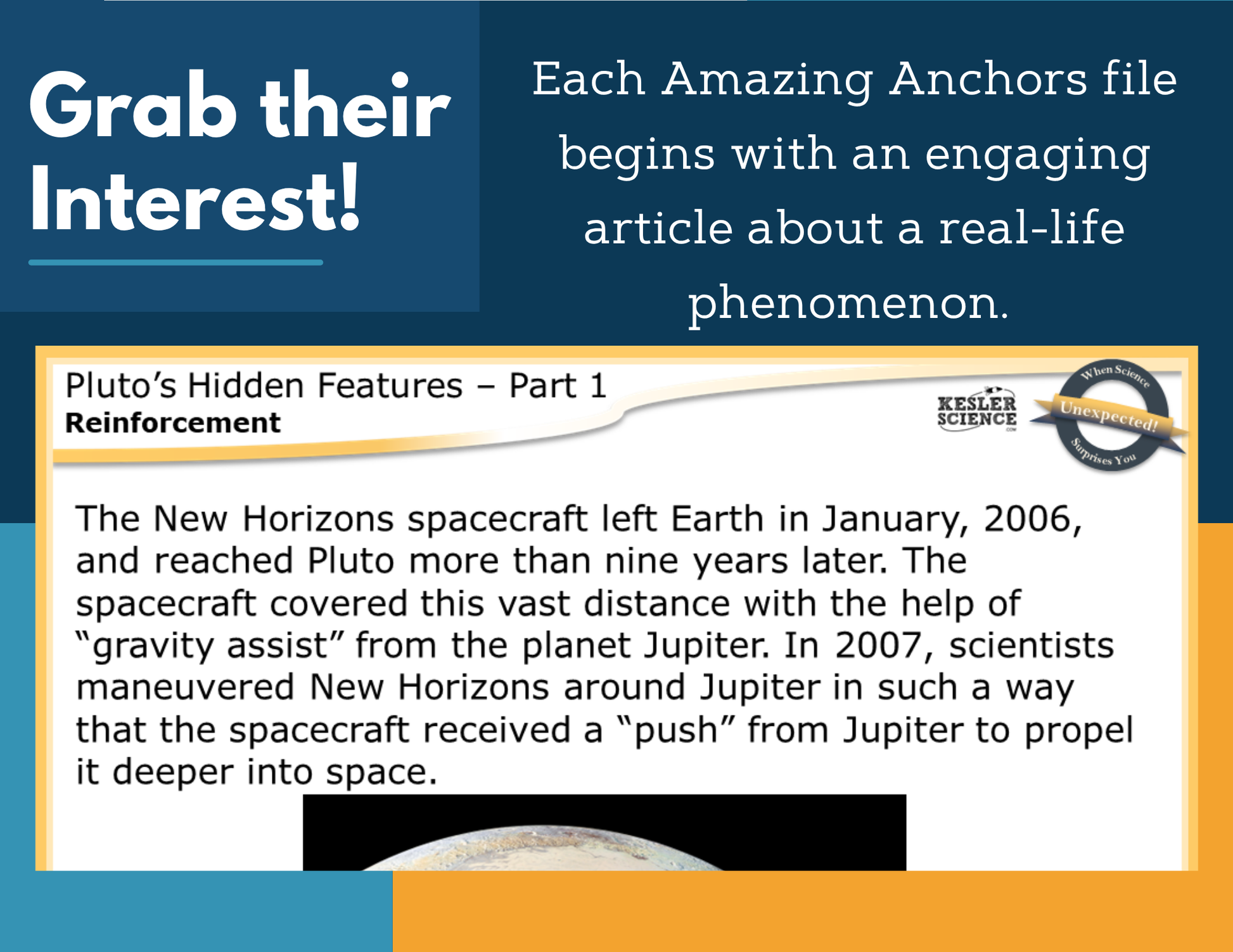 Amazing Anchors Planets of the Solar System (Pluto) - NGSS MS ESS1-3