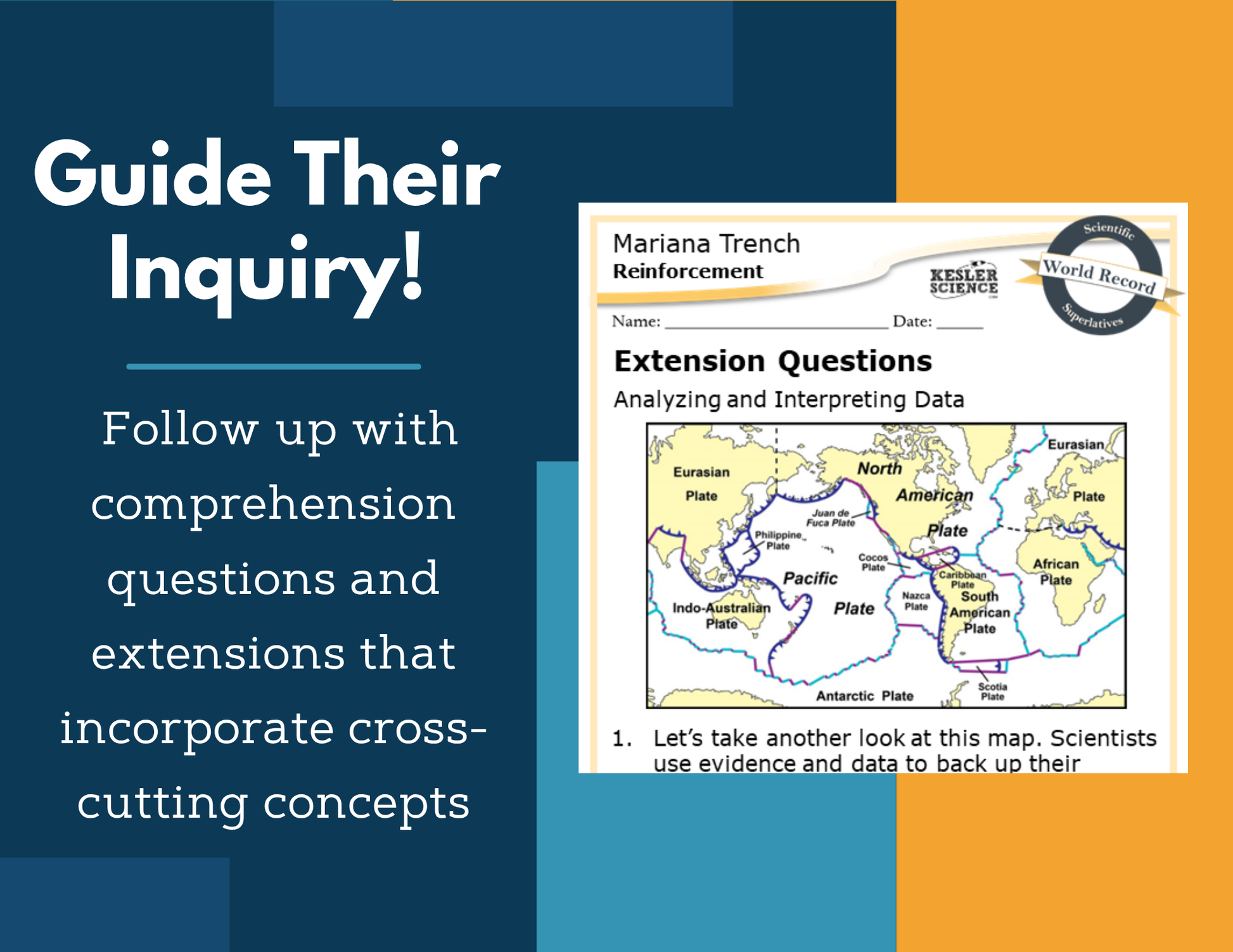Amazing Anchors Identifying Tectonic Plates (Mariana Trench) - MS 6-8