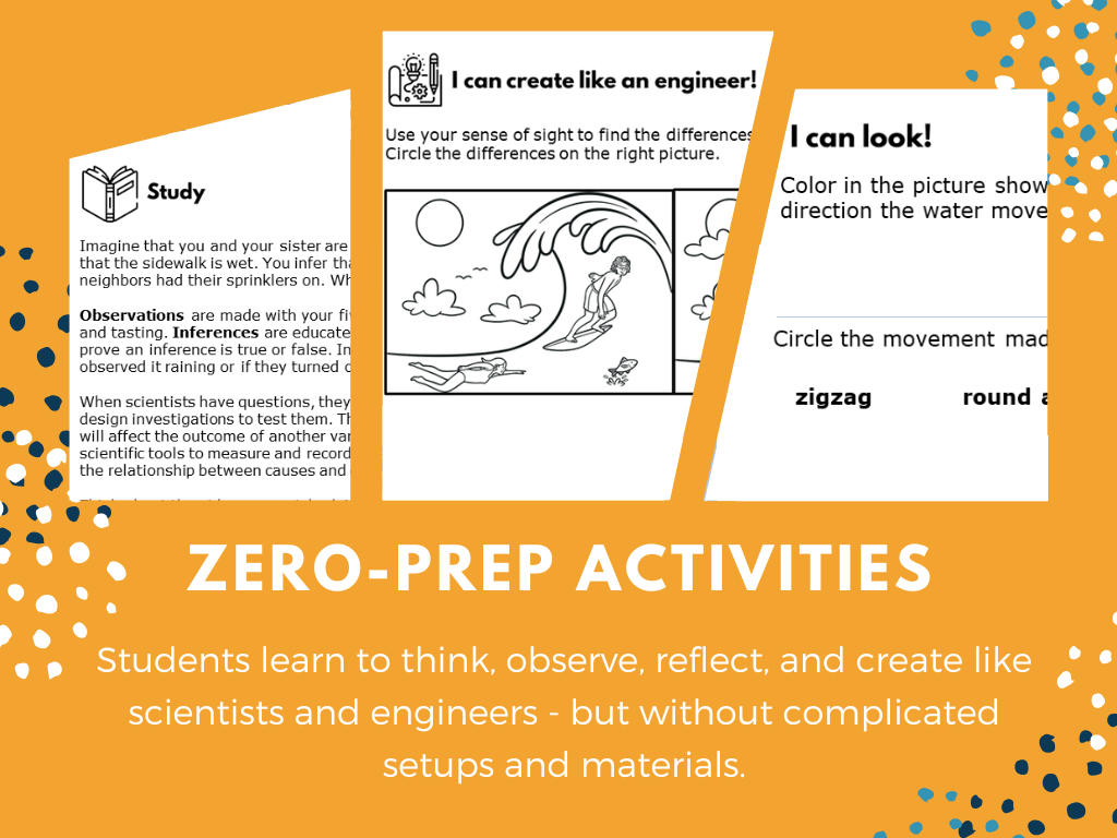 STEM Starters - Traveling Water - No-Prep PreK-8