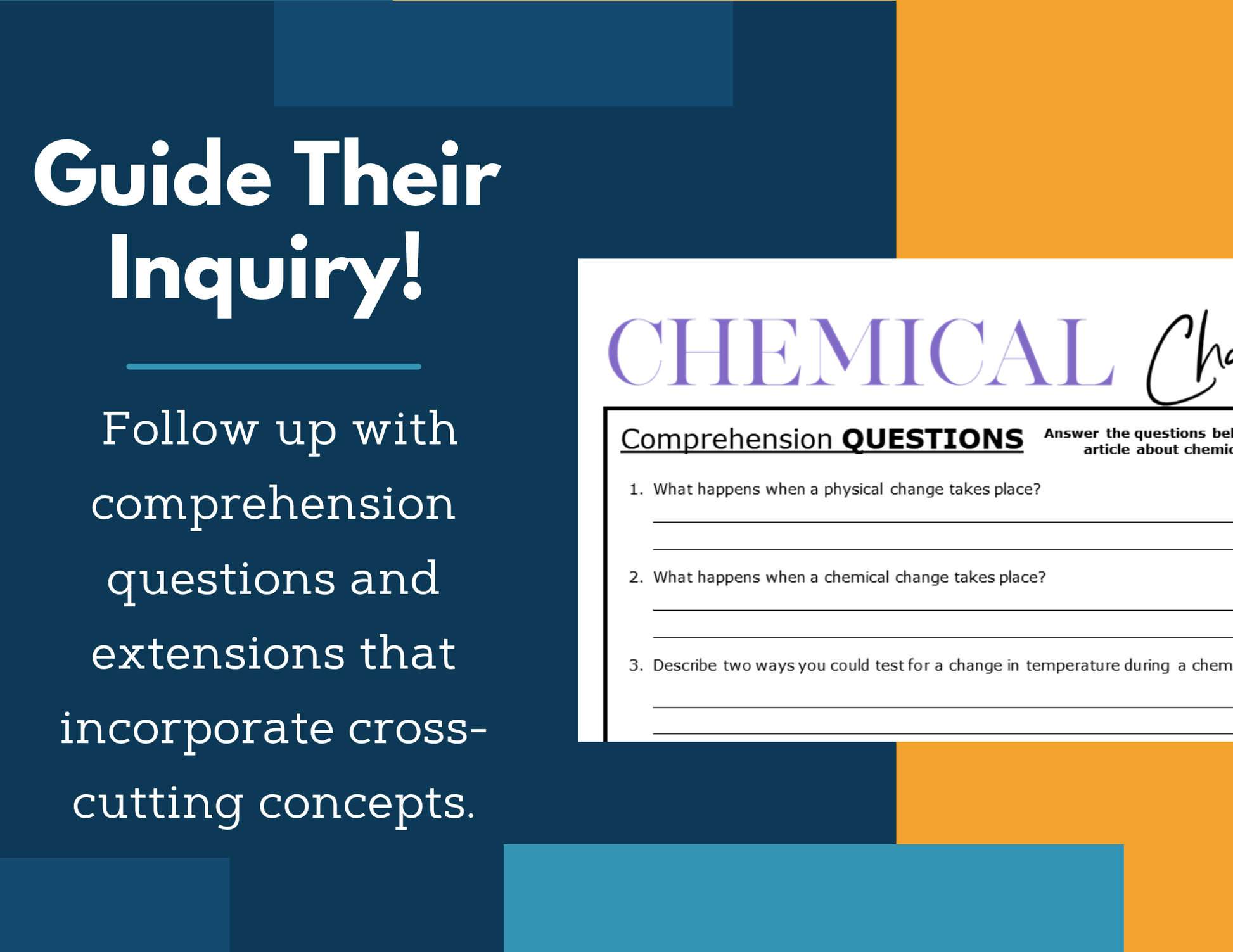 MS 6th 7th 8th Science Reading Comprehension Passages - VOL. 4 - Chemical Change