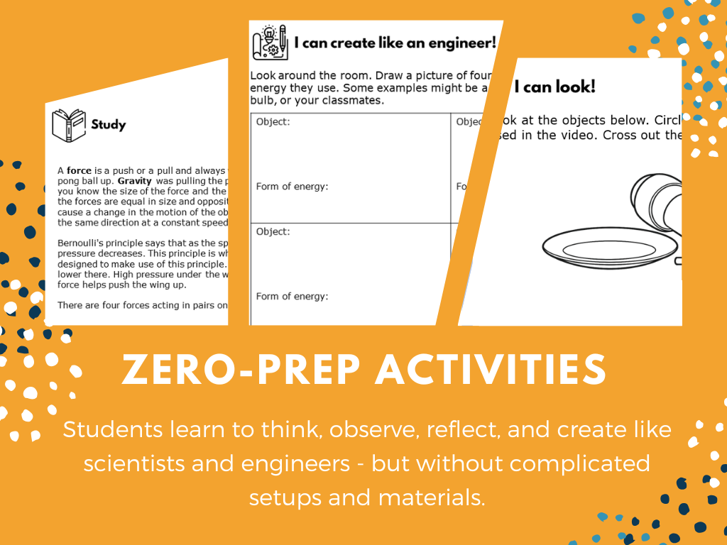 STEM Starters - Flying Ping Pong Ball - Easy PreK-8