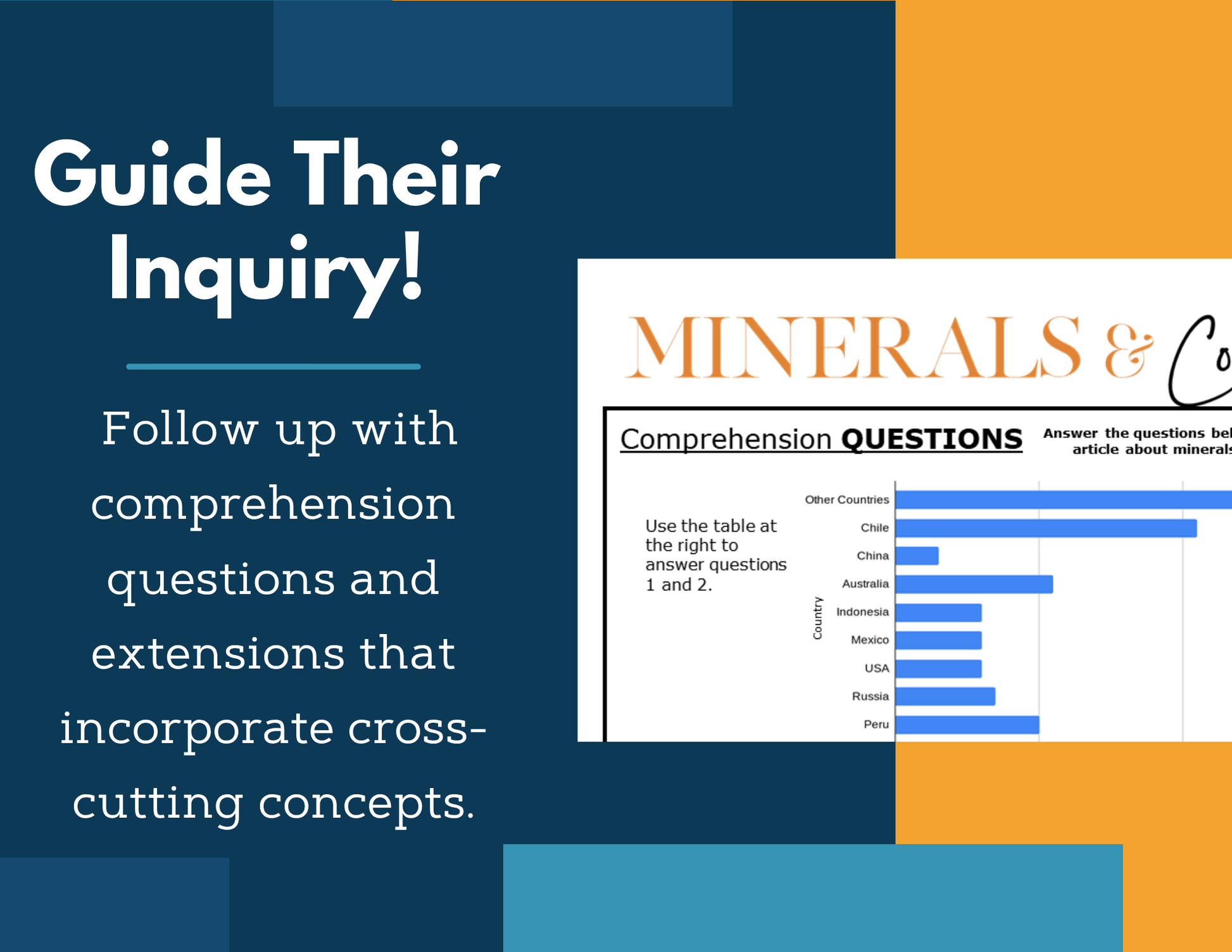 MS 6th 7th 8th Science Reading Comprehension Passages - VOL. 2 - Minerals and Copper
