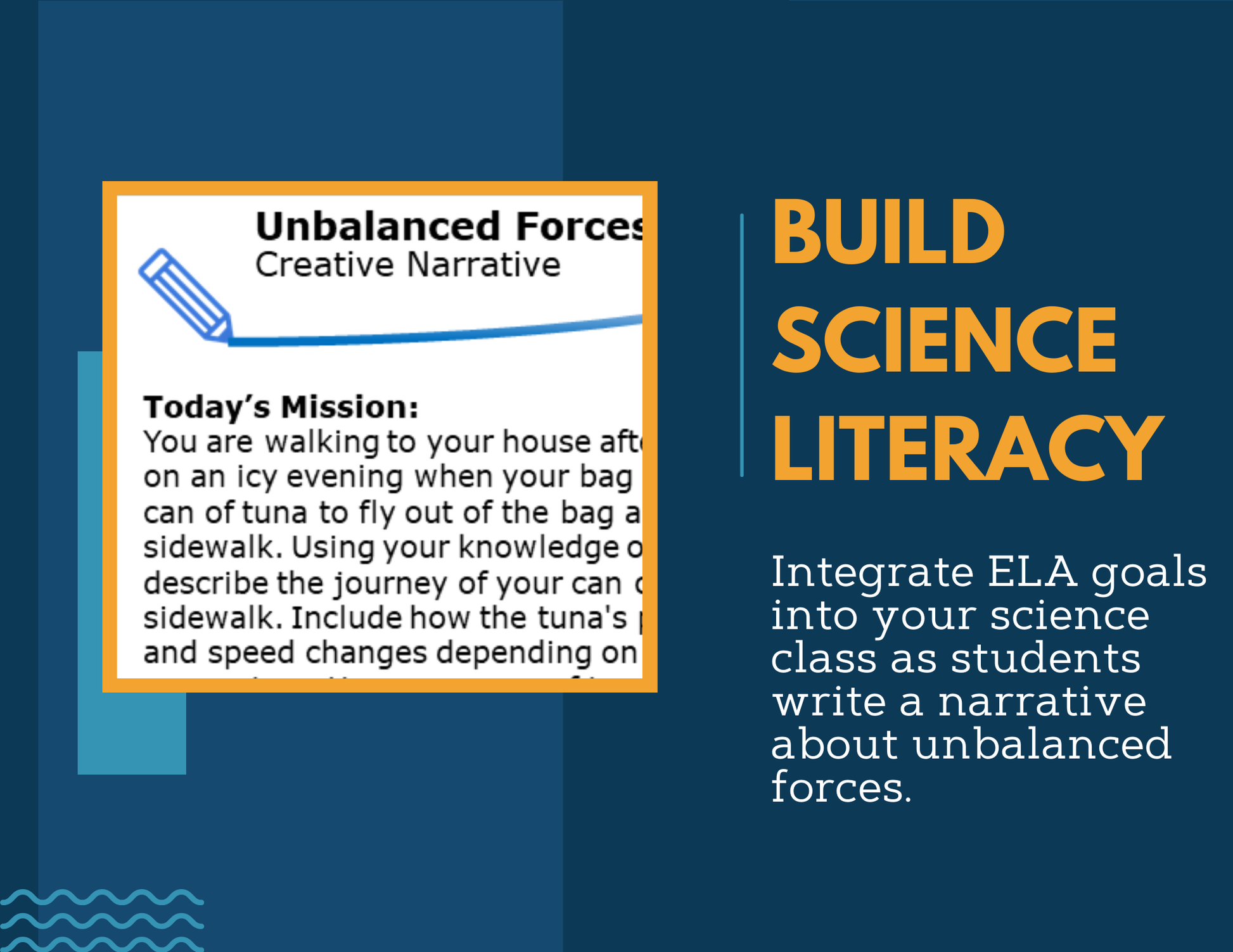 Writing Prompts - Balanced & Unbalanced Forces - MS 6-8