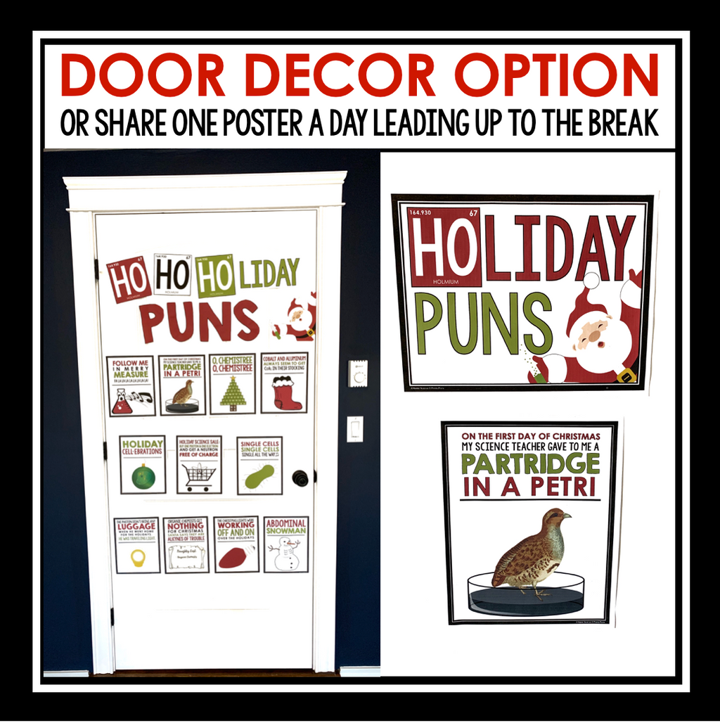 Science Christmas/Winter Season Posters