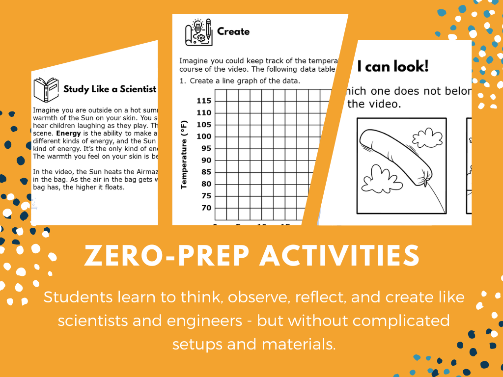 STEM Starters - Airmazing Solar Bag - No-Prep PreK-8