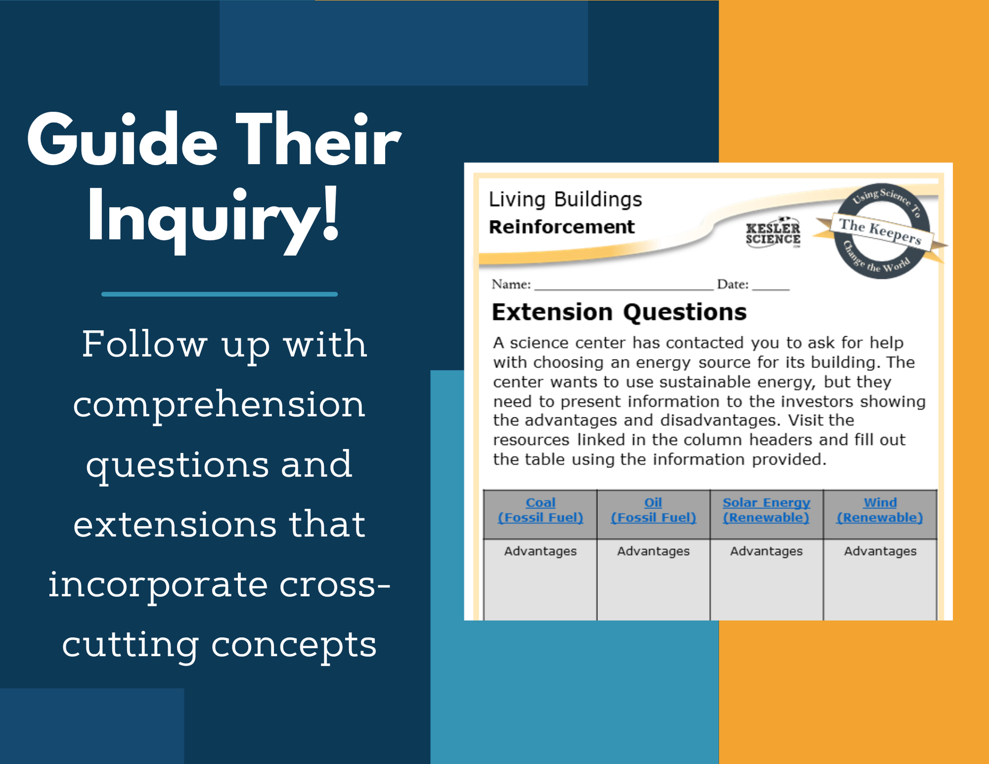 Amazing Anchors Energy Resources (Living Buildings) - MS 6-8