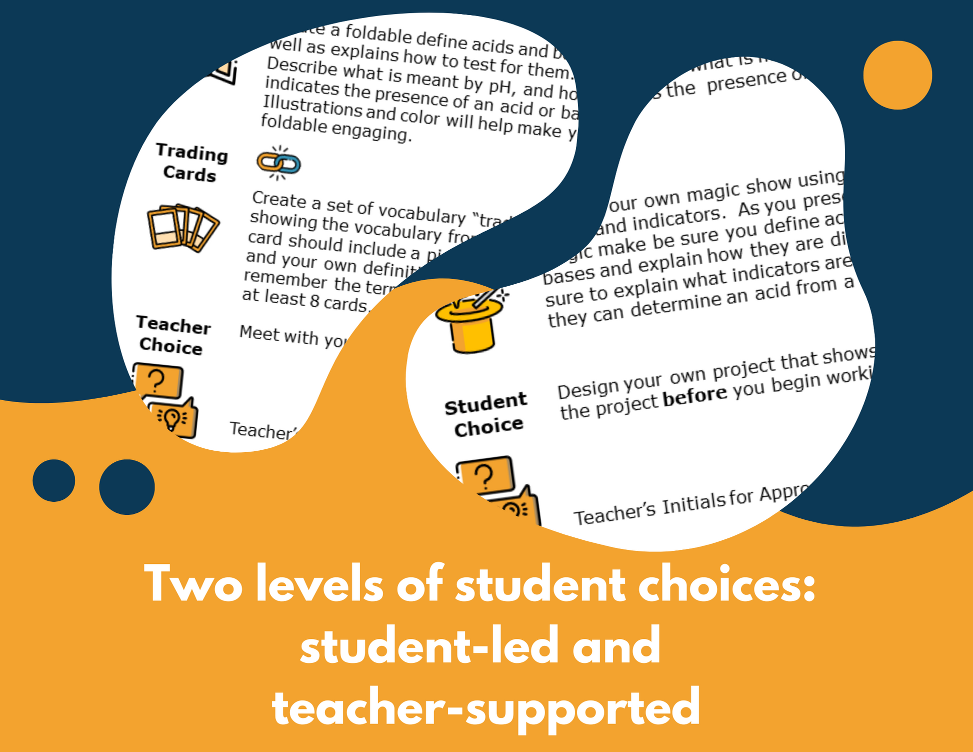 Compare Elements & Compounds - Student Choice Projects, MS, New TEKS 7.6A