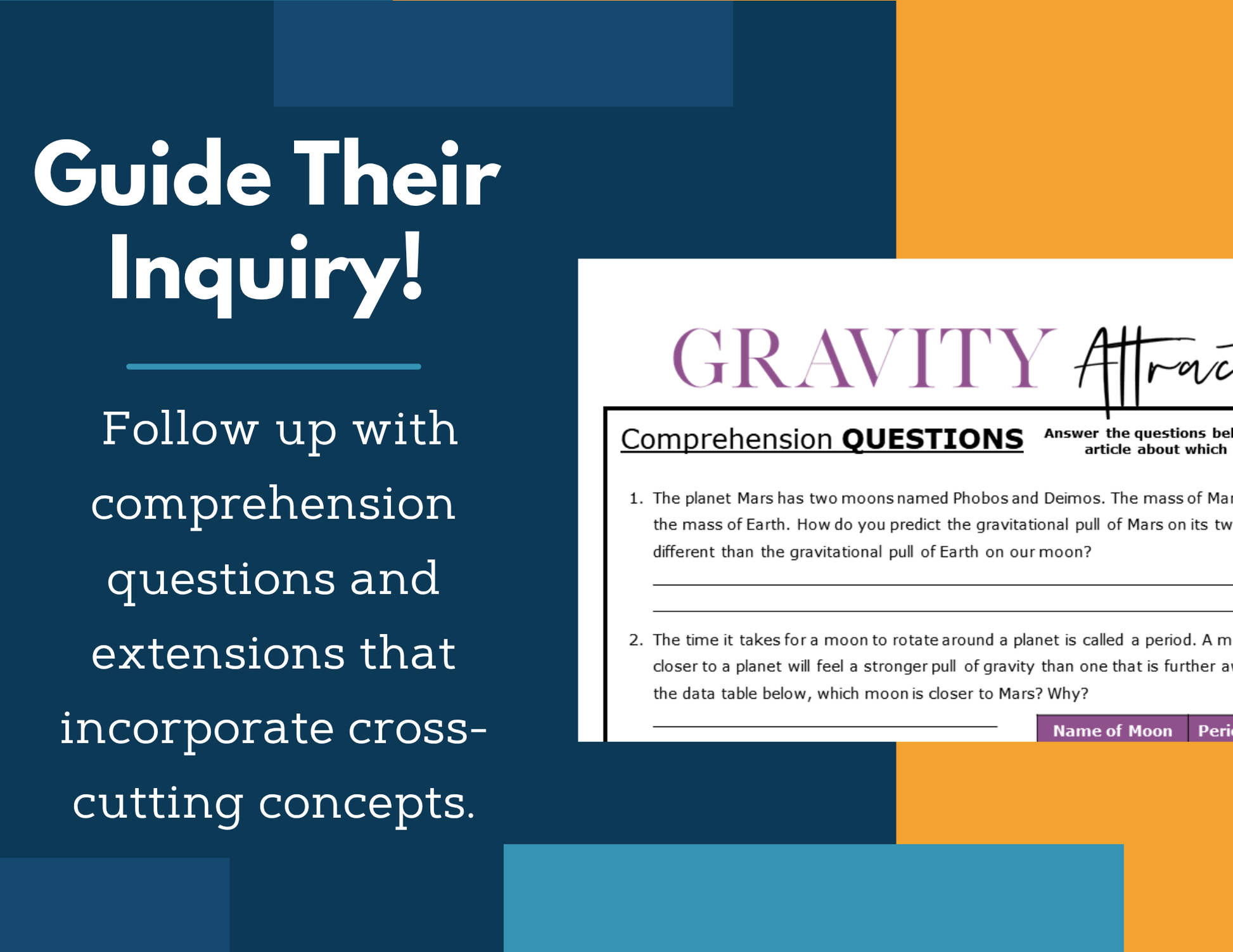 MS 6th 7th 8th Science Reading Comprehension Passages - VOL. 4 - Gravity Attracts