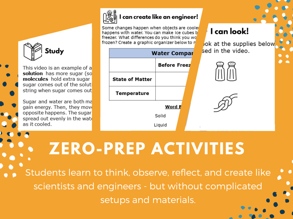 STEM Starters - Homemade Rock Candy - Easy PreK-8