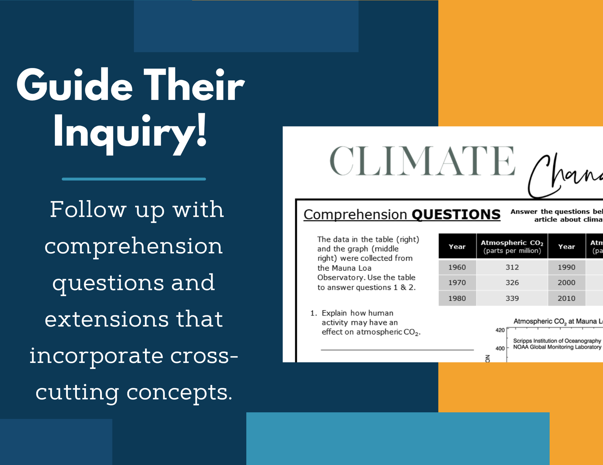 MS 6th 7th 8th Science Reading Comprehension Passages - VOL. 2 - Climate Change