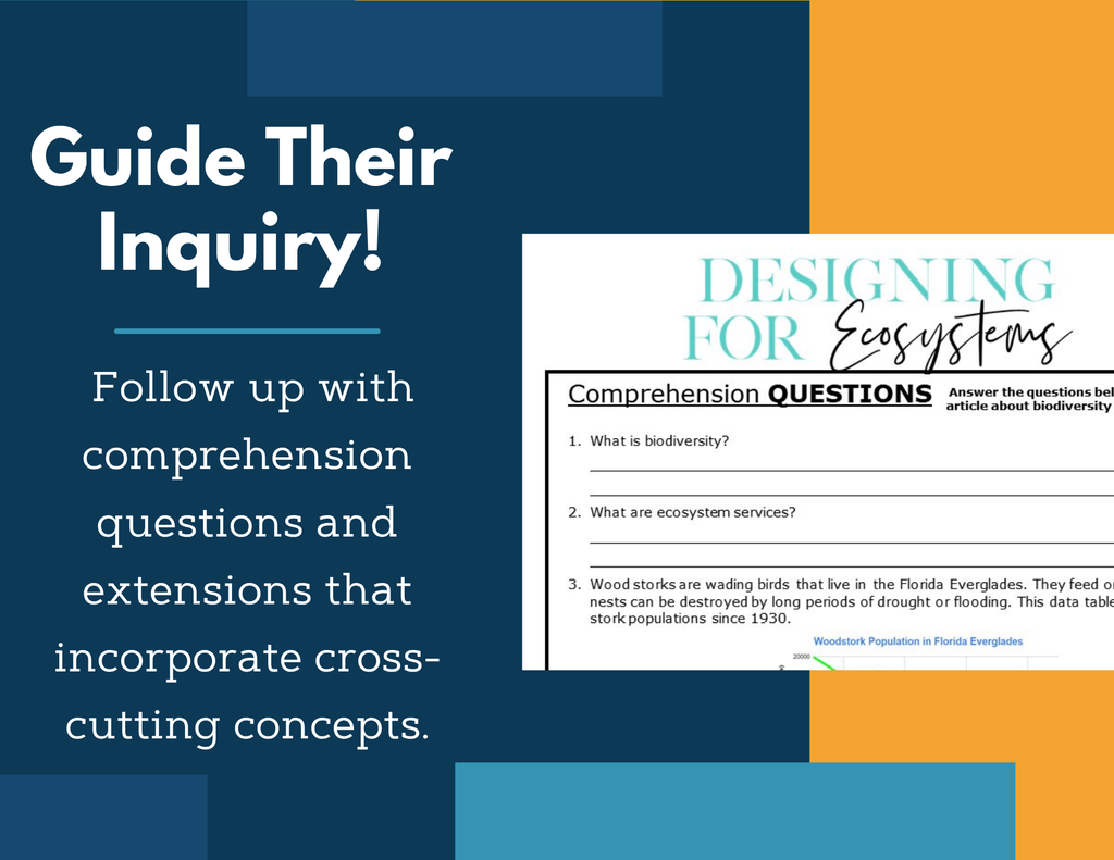 MS 6th 7th 8th Science Reading Comprehension Passages - VOL. 3 - Designing for Ecosystems