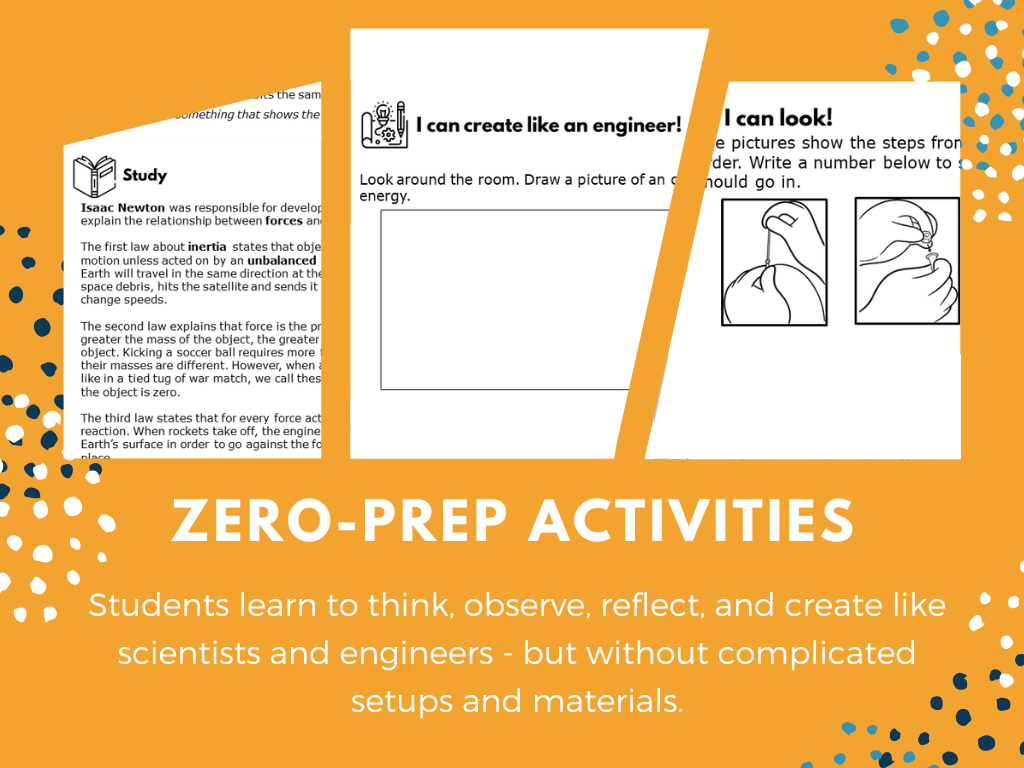 STEM Starters - Screaming Balloon - No-Prep PreK-8