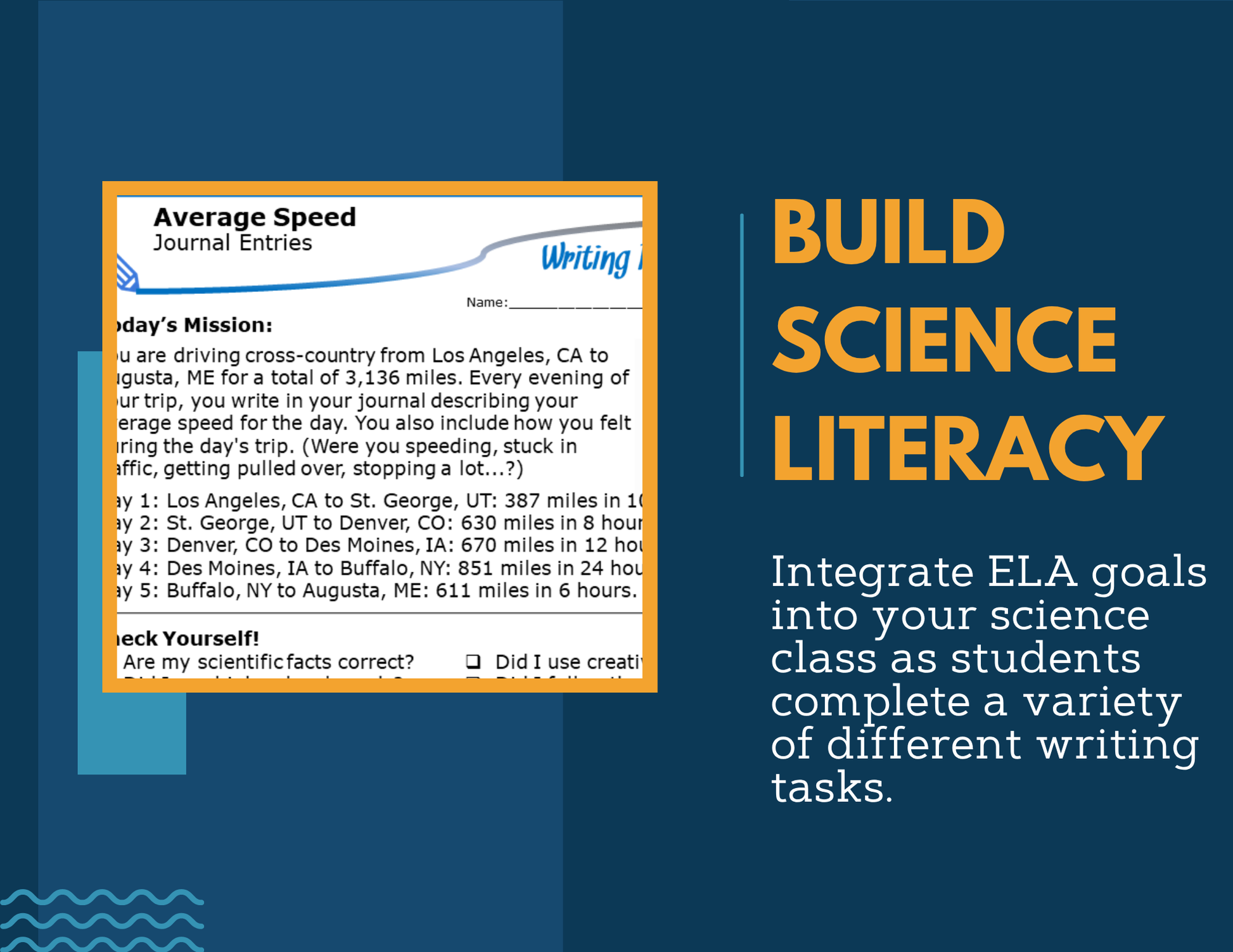 Writing Prompts - Physical Science Bundle - MS 6-8