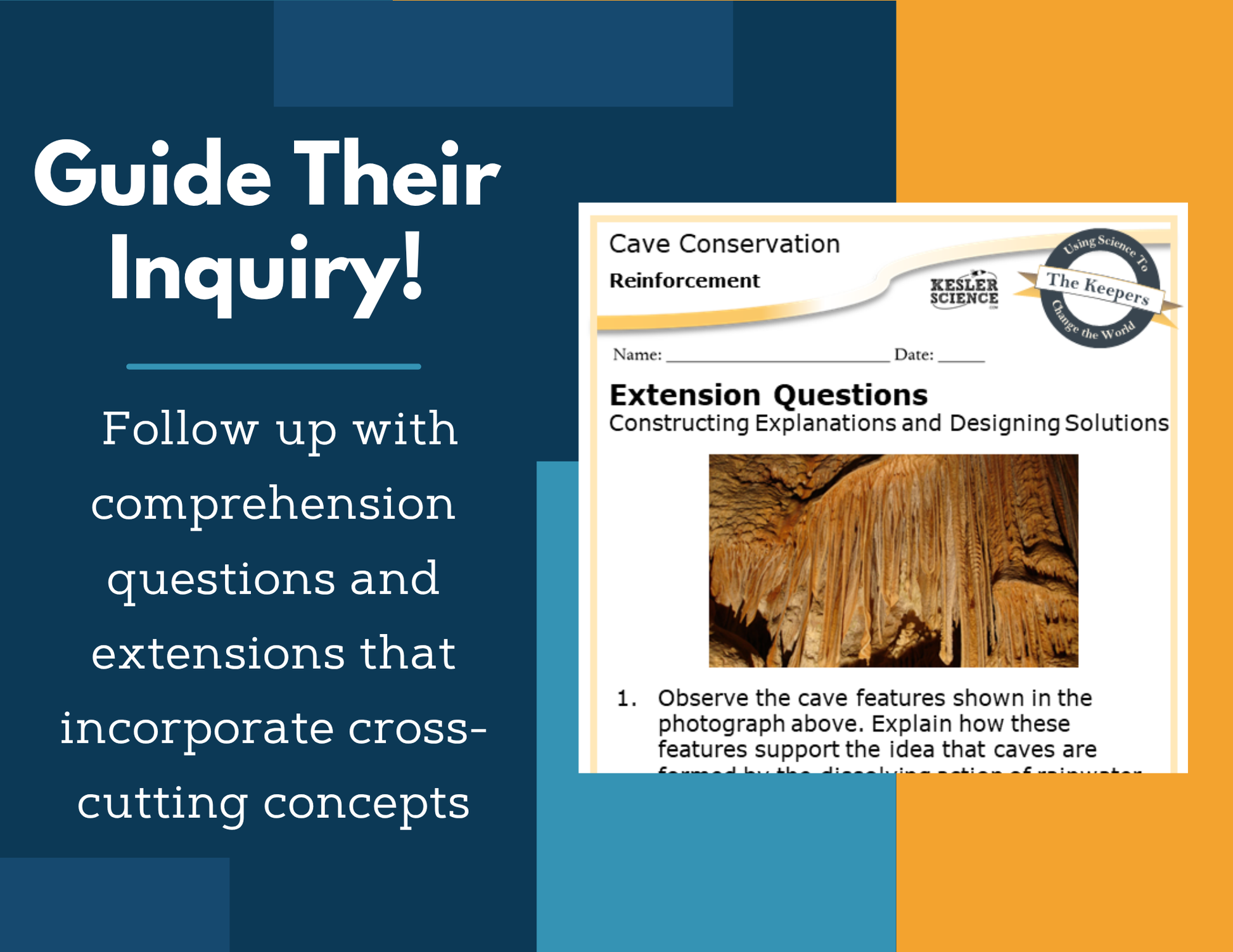 Amazing Anchors Geoscience Processes (Cave Conservation) - NGSS MS ESS2-2