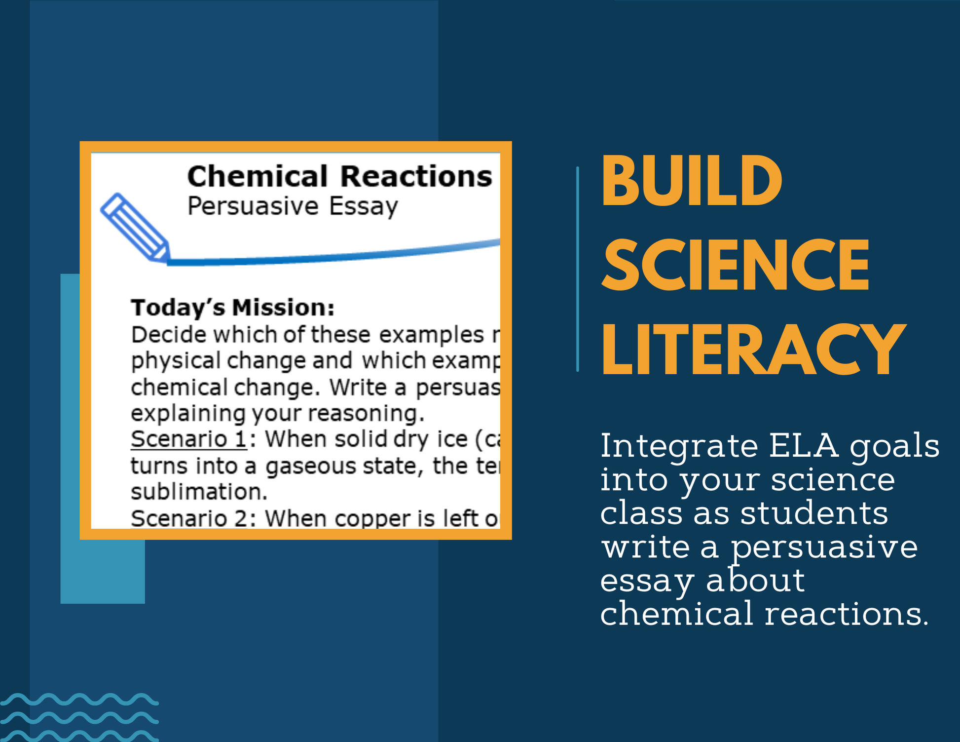 Writing Prompts - Chemical Reactions - MS 6-8