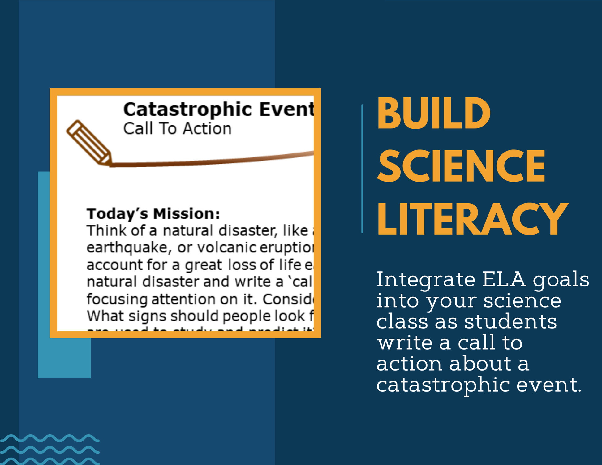 Writing Prompts - Catastrophic Events - MS 6-8 NGSS
