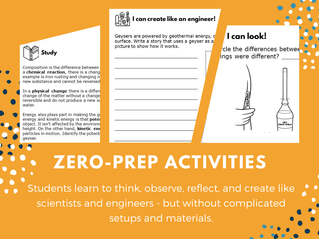 STEM Starters - Homemade Geyser Tube - Easy PreK-8