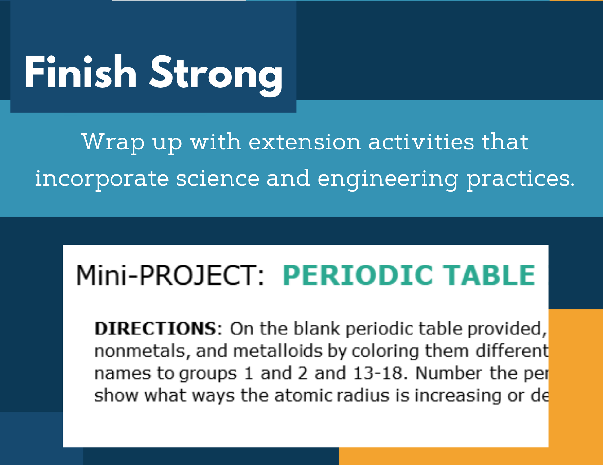 MS 6th 7th 8th Science Reading Comprehension Passages - VOL. 4 - Periodic Table