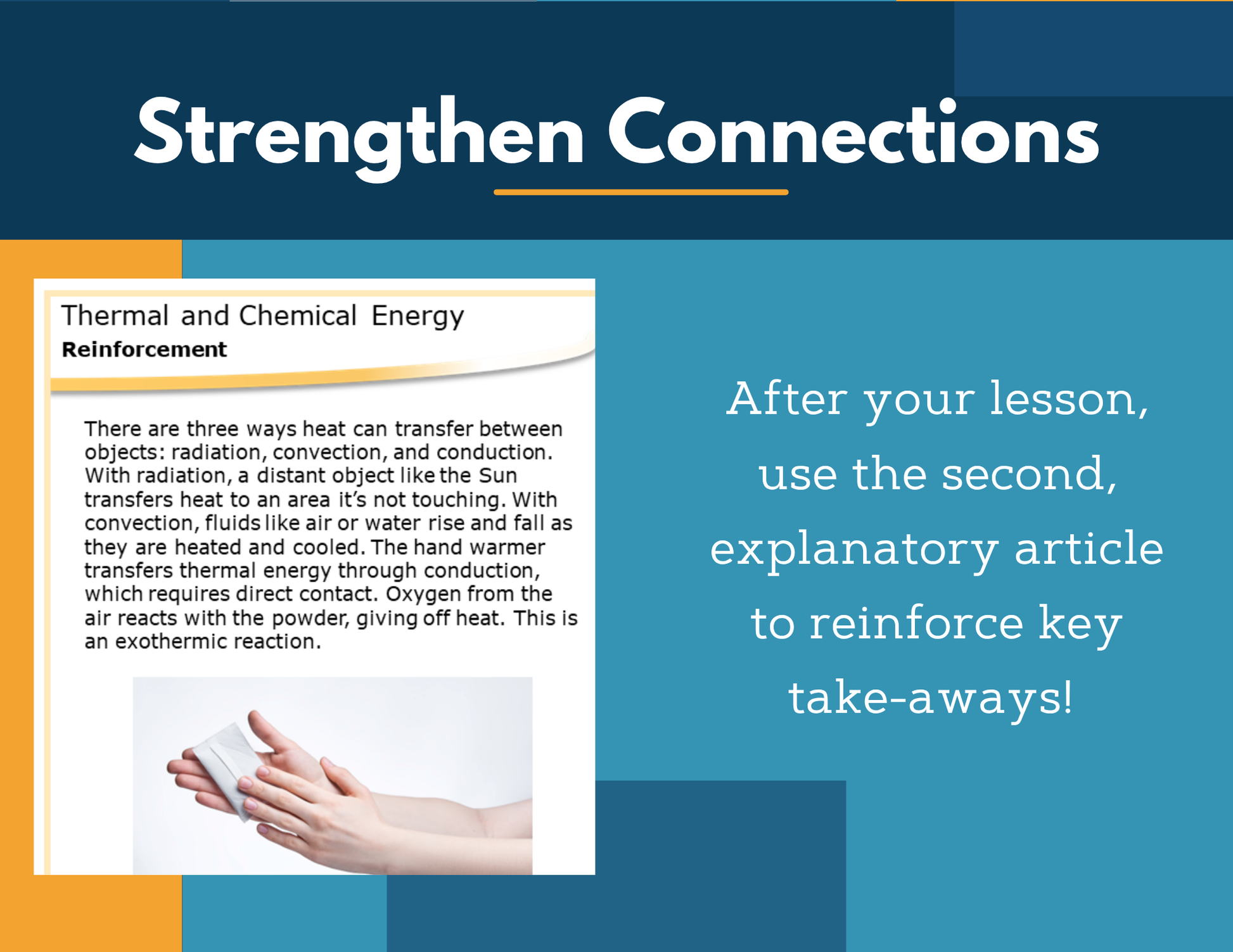 Amazing Anchors Conduction, Convection, & Radiation (Thermal and Chemical Energy) - NGSS MS PS1-6, MS 6-8