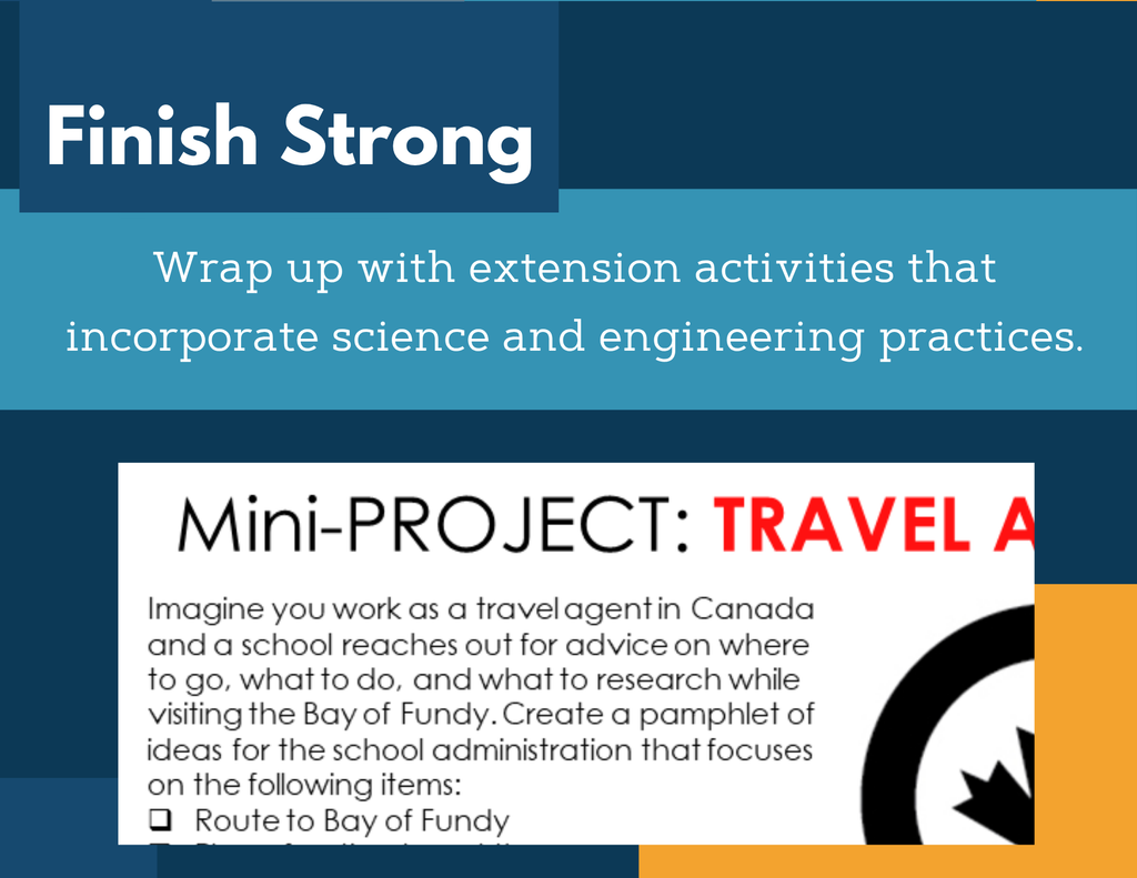 MS 6th 7th 8th Science Reading Comprehension Passages - Bay of Fundy