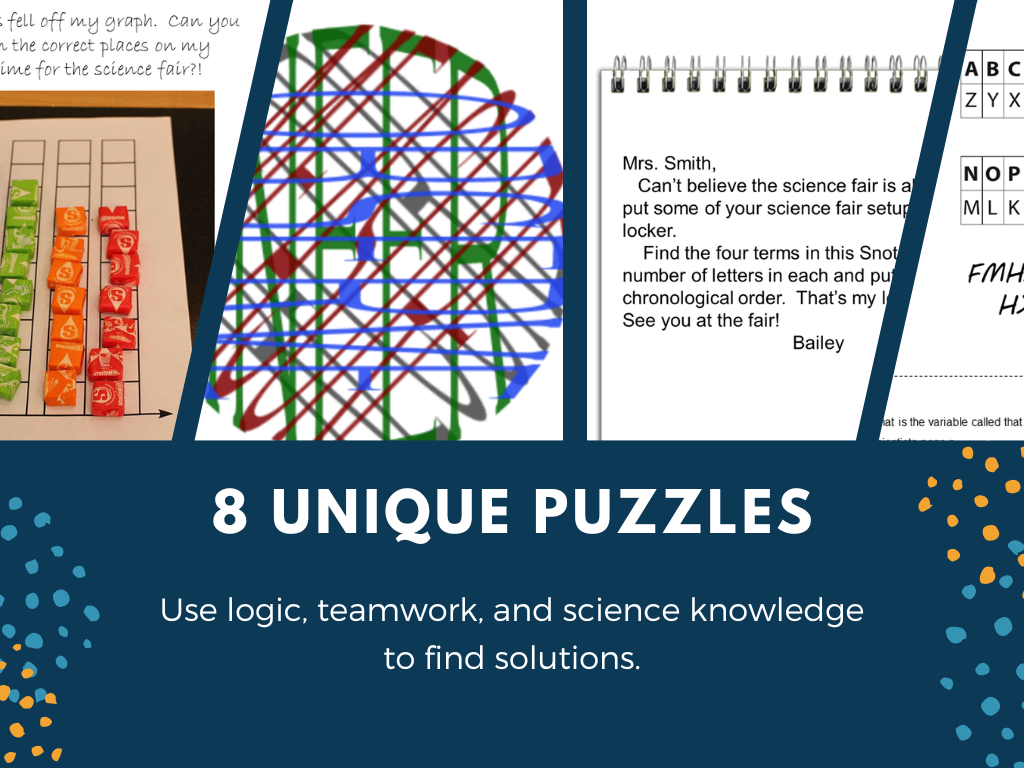 Scientific Method Escape Room - 6th 7th 8th Grade Science Review Activity