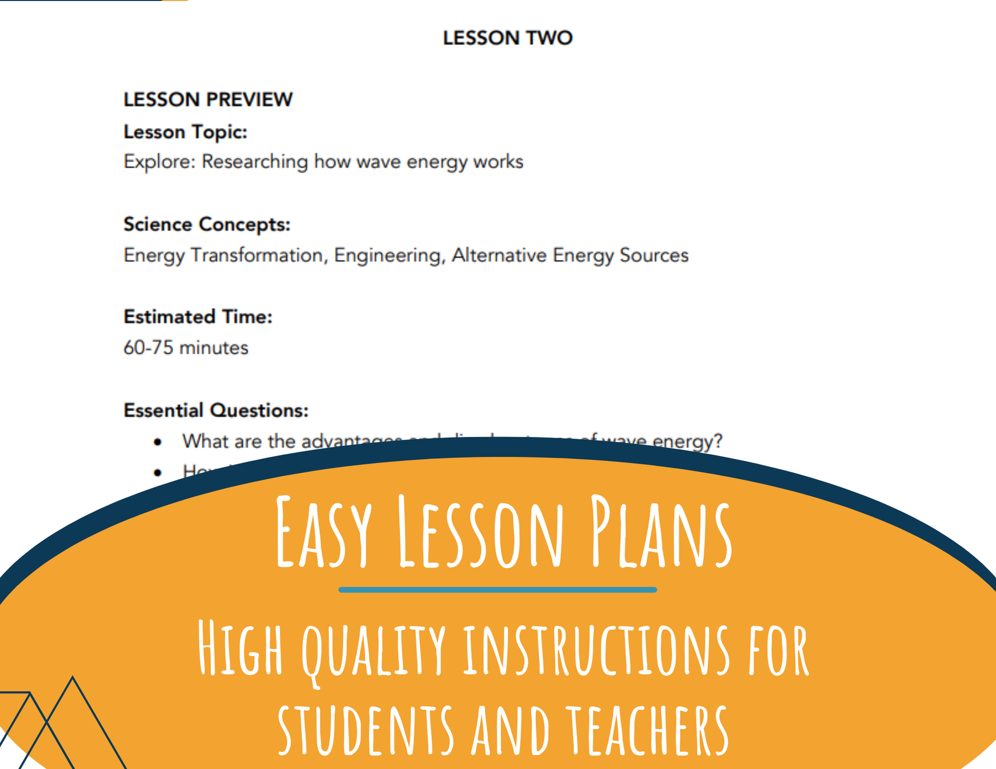 STEM Challenge - Project: Electric - Design a System to Harness Wave Energy