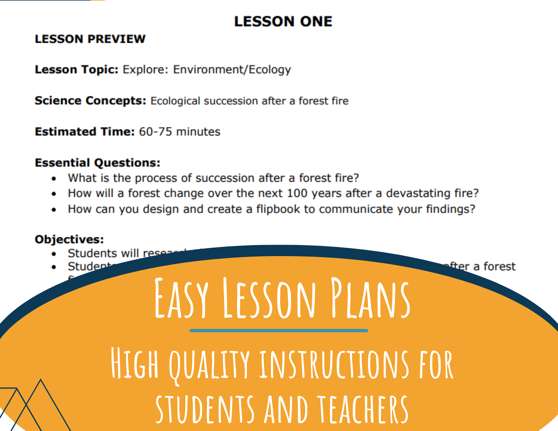 STEM Challenge - Project What Happens Next - Create a Succession Flipbook