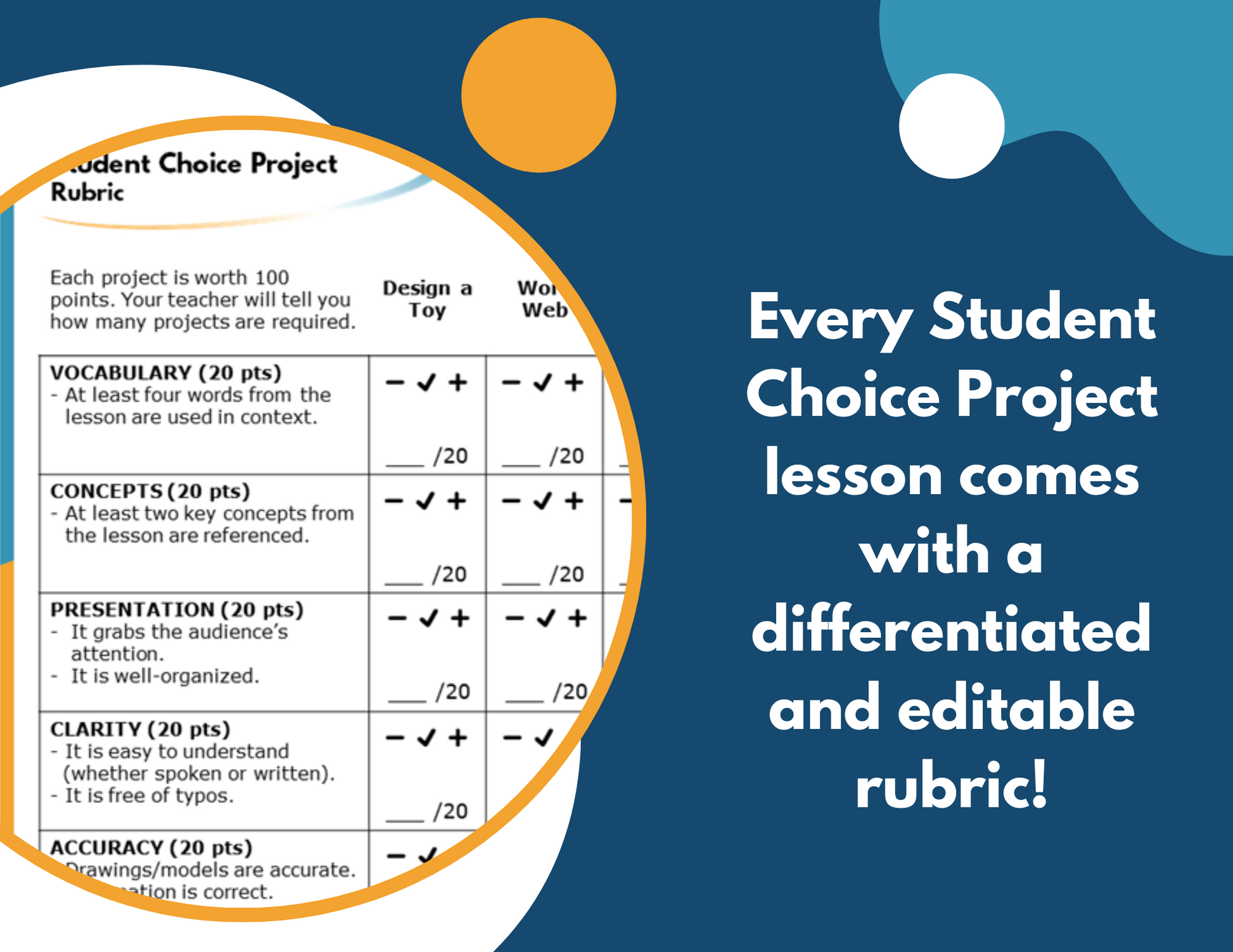 Differentiate Weather & Climate - Student Choice Projects, Gr 4, New TEKS 4.10C