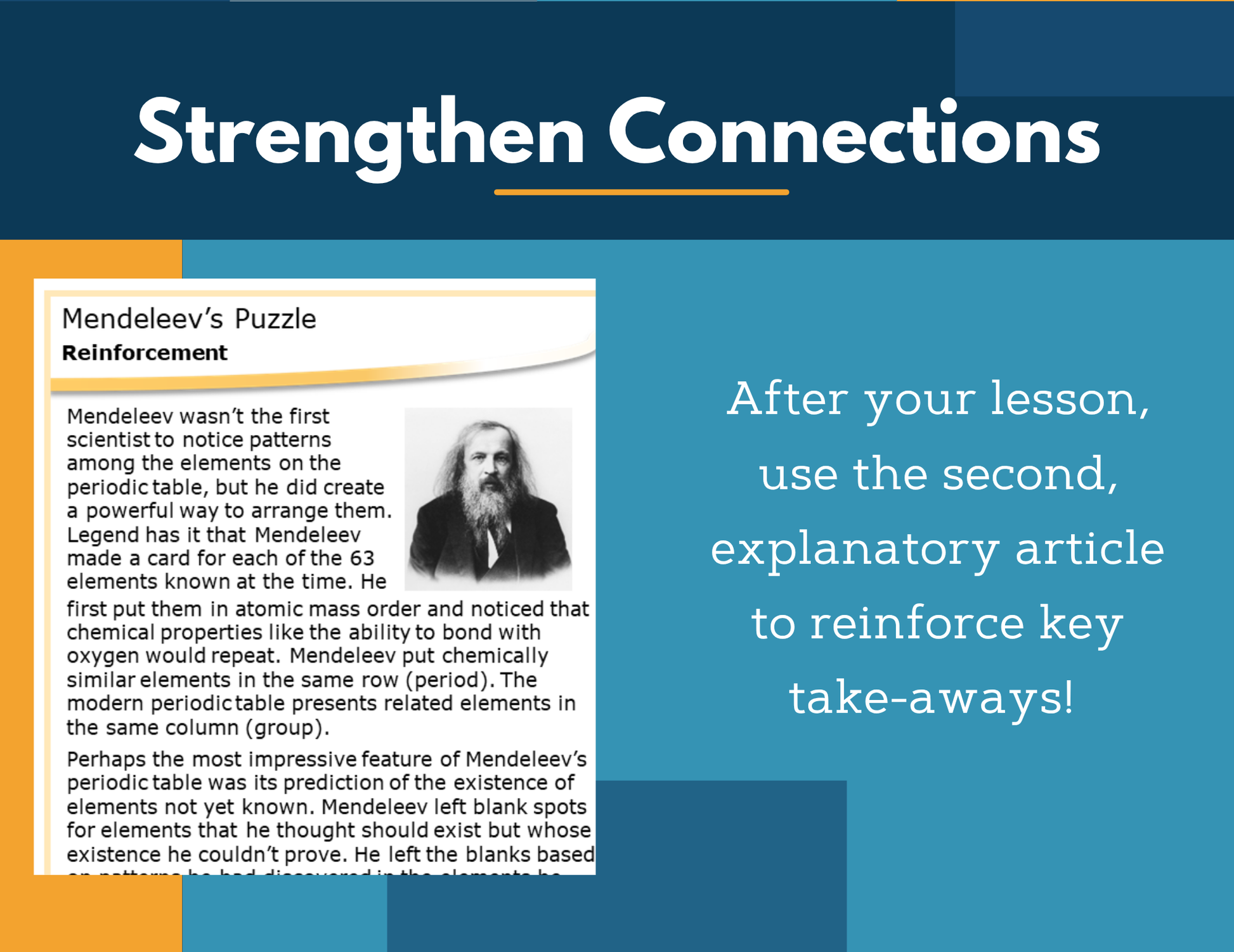 Amazing Anchors Periodic Table & Reactivity (Mendeleev's Puzzle) - MS 6-8
