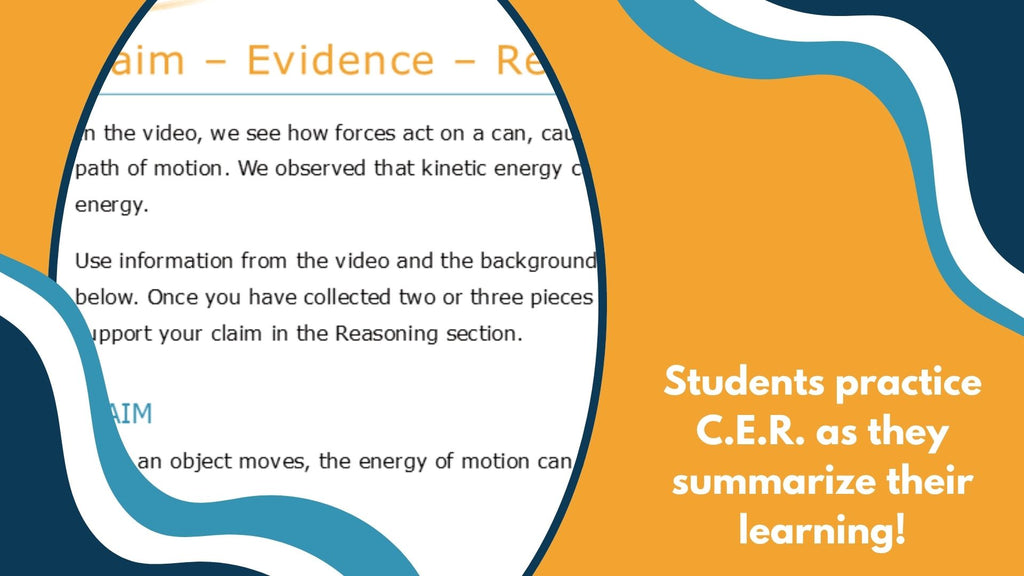 Magic Rollback Can - Spangler Video Worksheets with CER