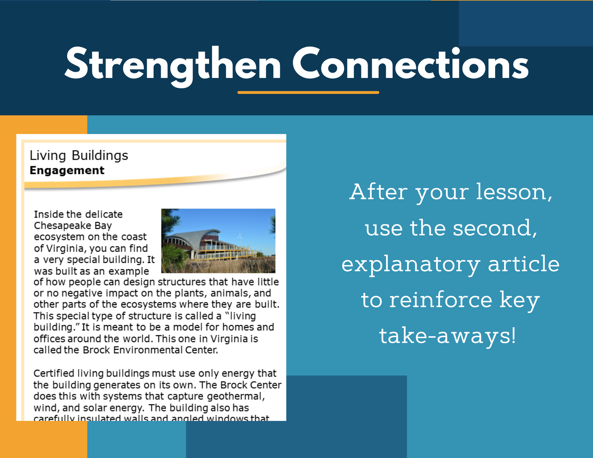 Amazing Anchors Energy Resources (Living Buildings) - MS 6-8