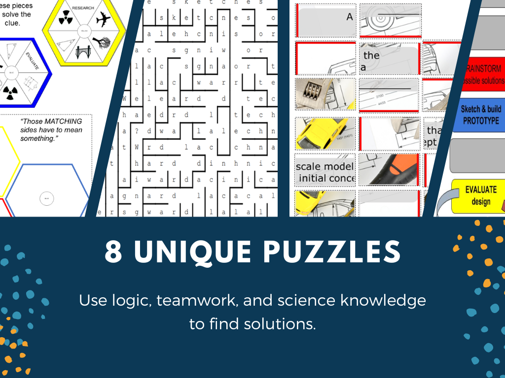 Engineering Design Process Escape Room - 6th 7th 8th Grade Science Activity